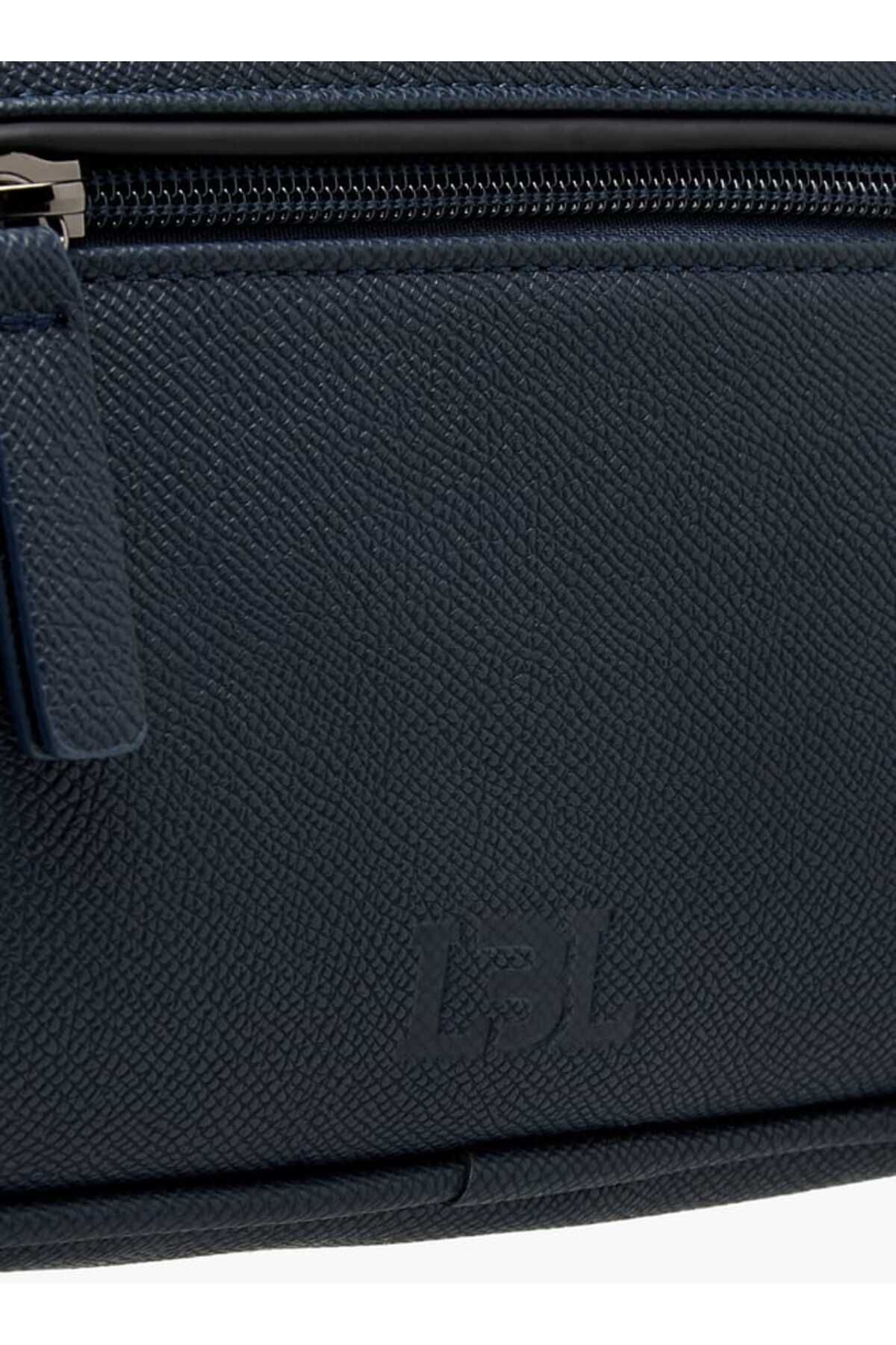 LBL by Shoexpress-Textured Pouch with Handle and Zip Closure 4