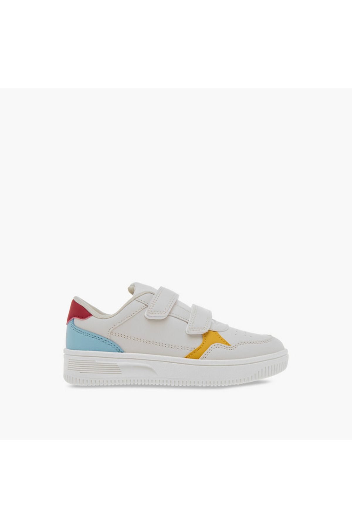 LBL by Shoexpress-Panelled Sneakers with Hook and Loop Closure 3