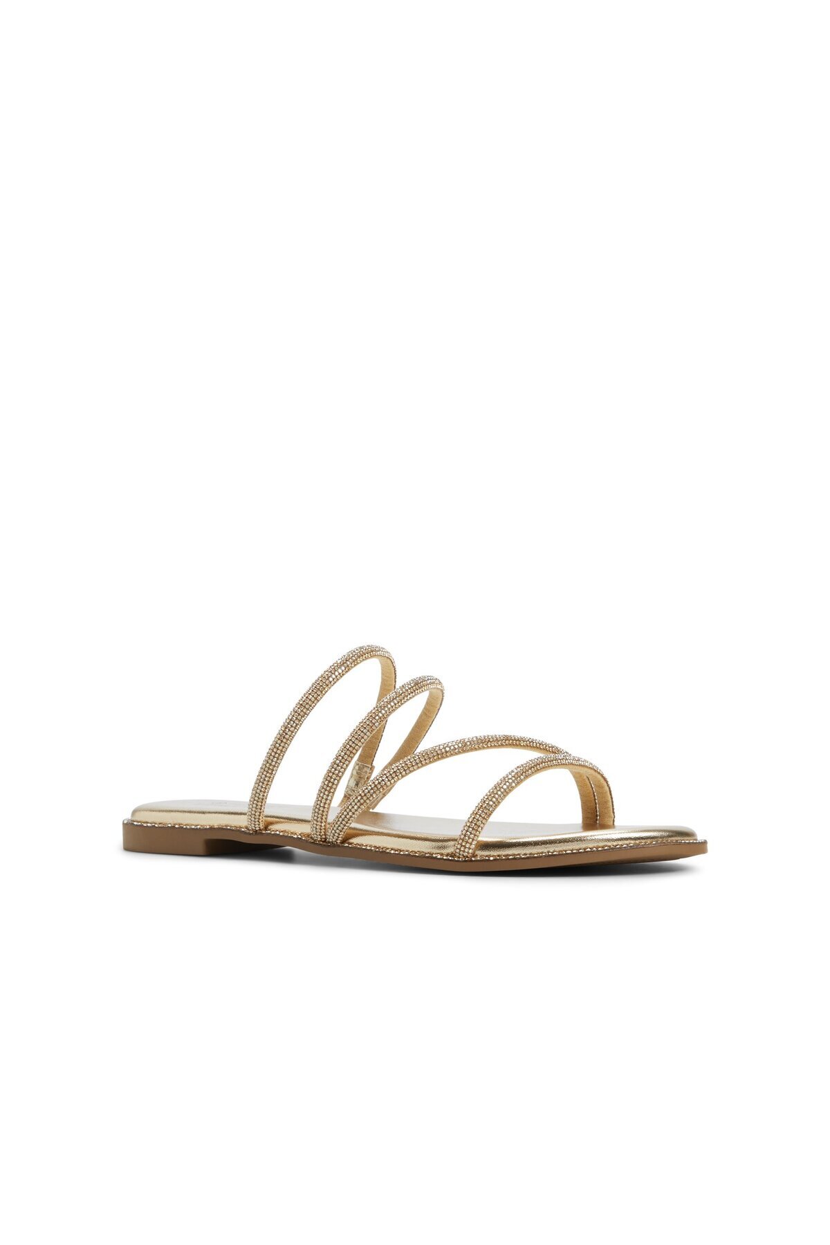 Call it Spring-Gold Vamika Flat Sandals For Women 4