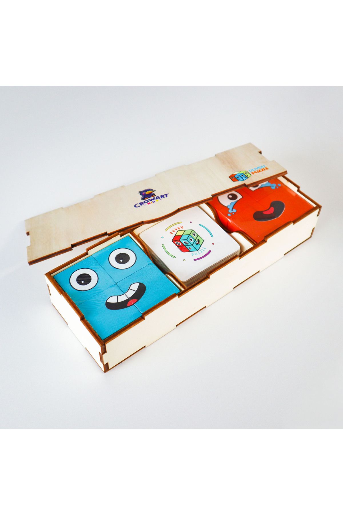 Crowart-Emotion Cubes - Fun and Educational Emotion Matching Game (4-Person) 2