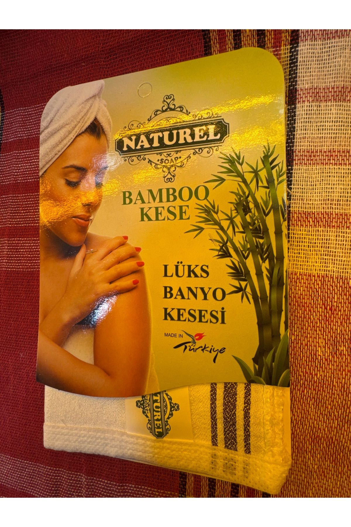 NATUREL Bambu banyo kesesi