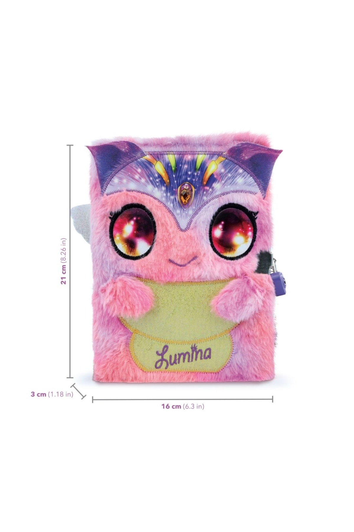 NEBULOUS STARS-Fluffy Diary, with Lock, Character Lumina - Nebulous Stars 6