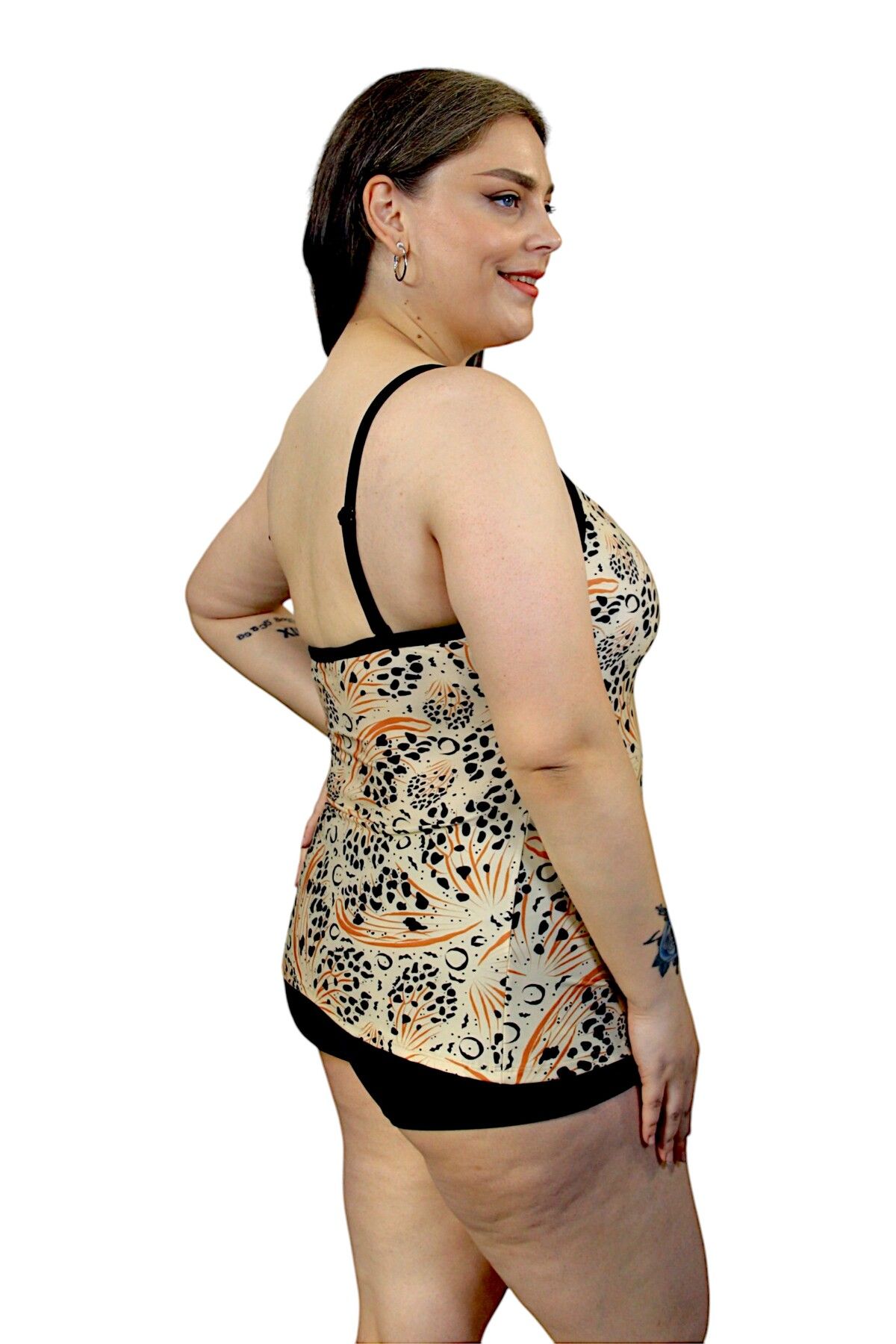 shra mayo-Tankini Suit with Battal Shorts 2