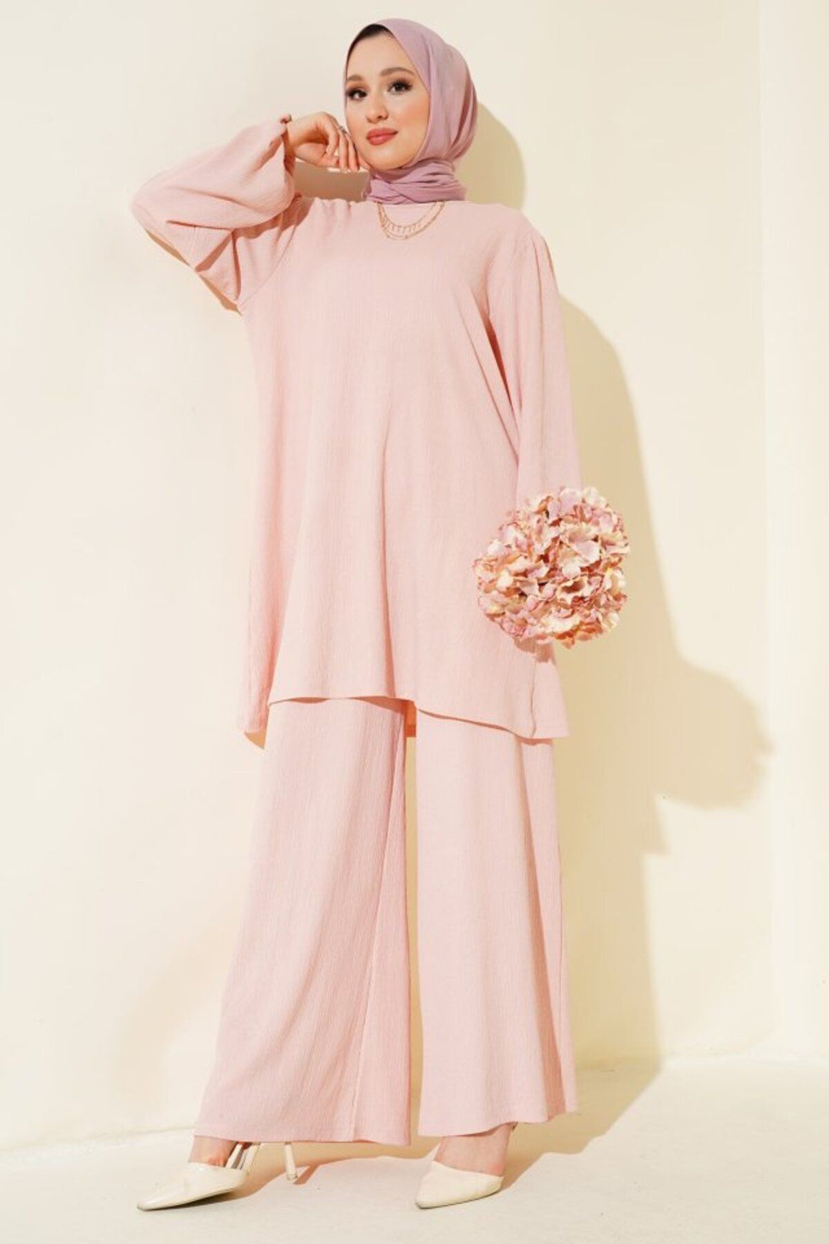 magic special Pudra Tunik Pantolon Alt Üst Takım 6663