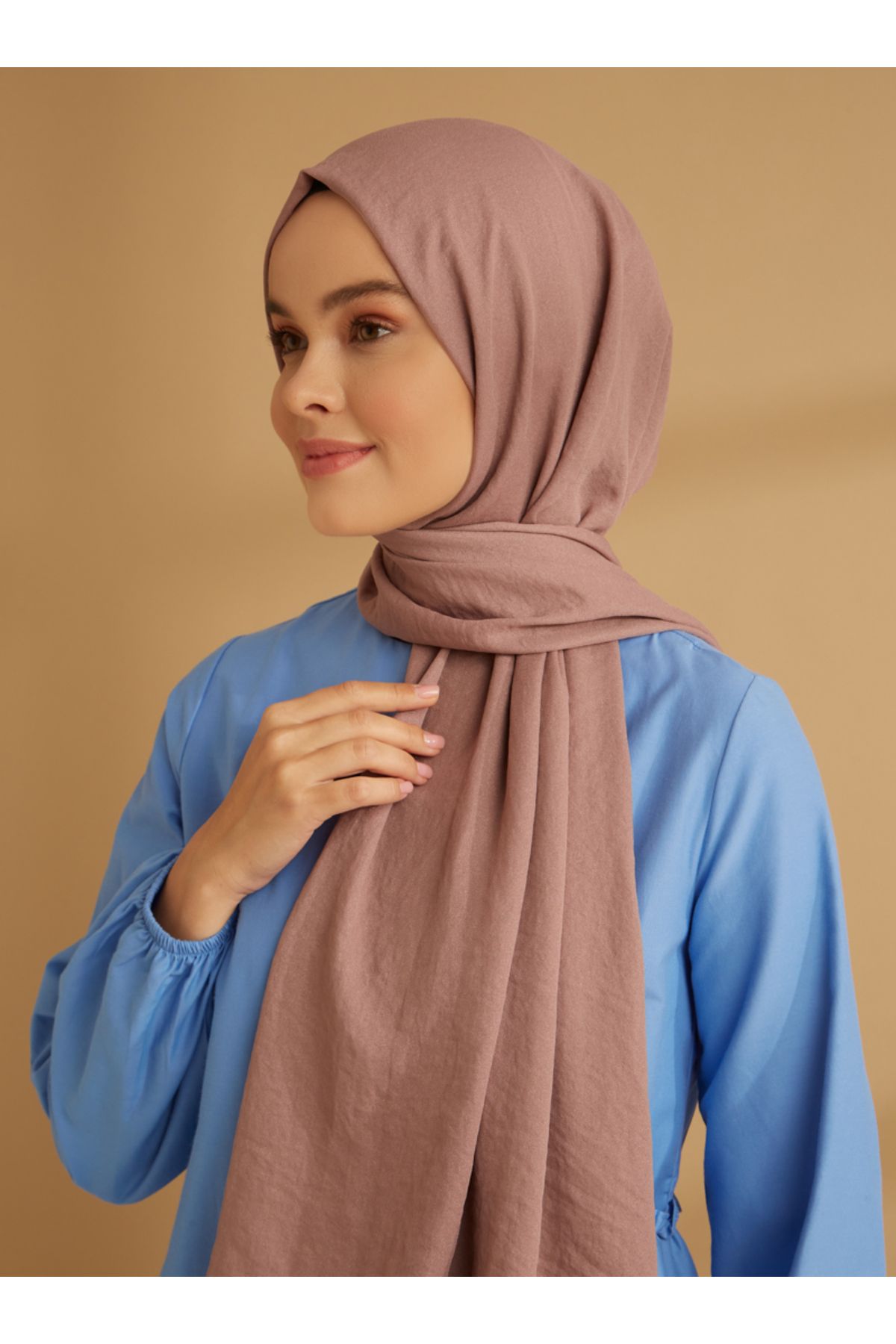 Tuva Şal-Şal Jazz Crep Lurex - Trandafir praf - Tuva 3