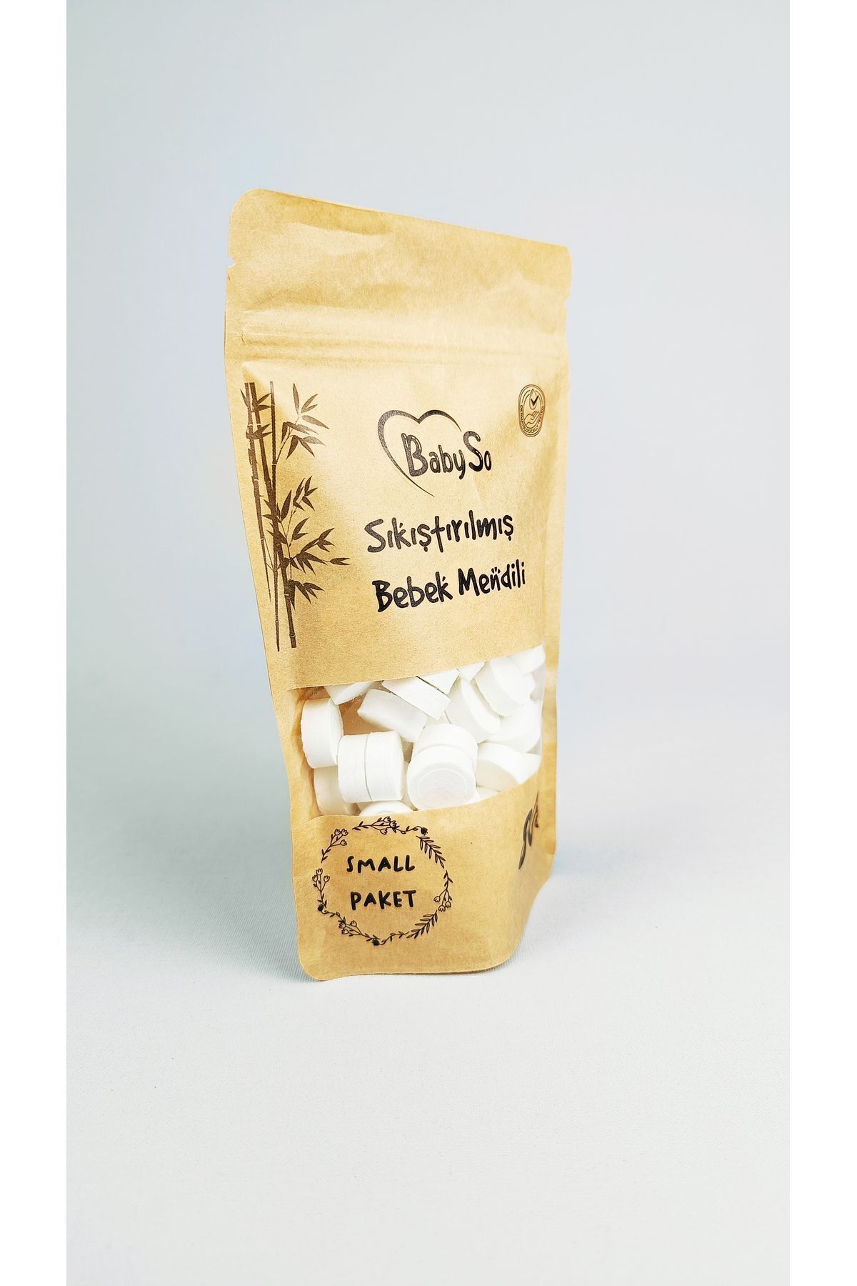 BABYSO Sıkıştırılmış Bebek Mendili 80 Adet Paket fotoğrafı 5 (önizleme)