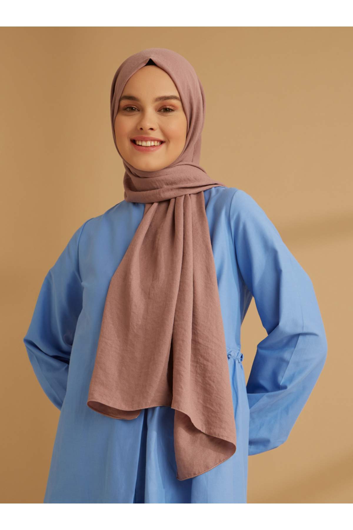 Tuva Şal-Şal Jazz Crep Lurex - Trandafir praf - Tuva 4