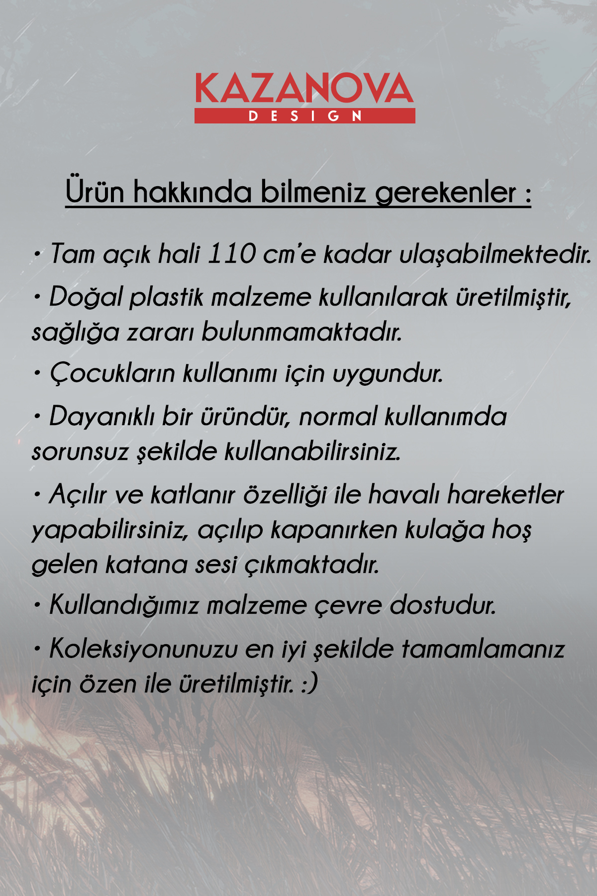 Kazanova Design Steel Sword Geralt Katlanabilir Kılıç The Witcher