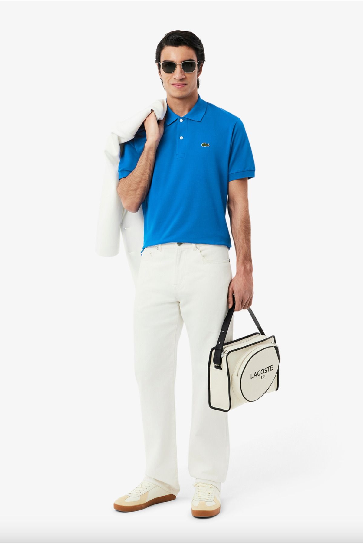 تی شرت یقه پولو مردانه پیراهن چند چوگان سبک L.12.12 کلاسیک FIT Lacoste