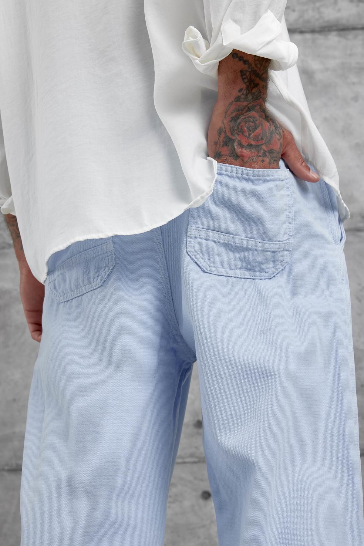 NOMARC-Pantaloni albaștri Yp Pan25010 6