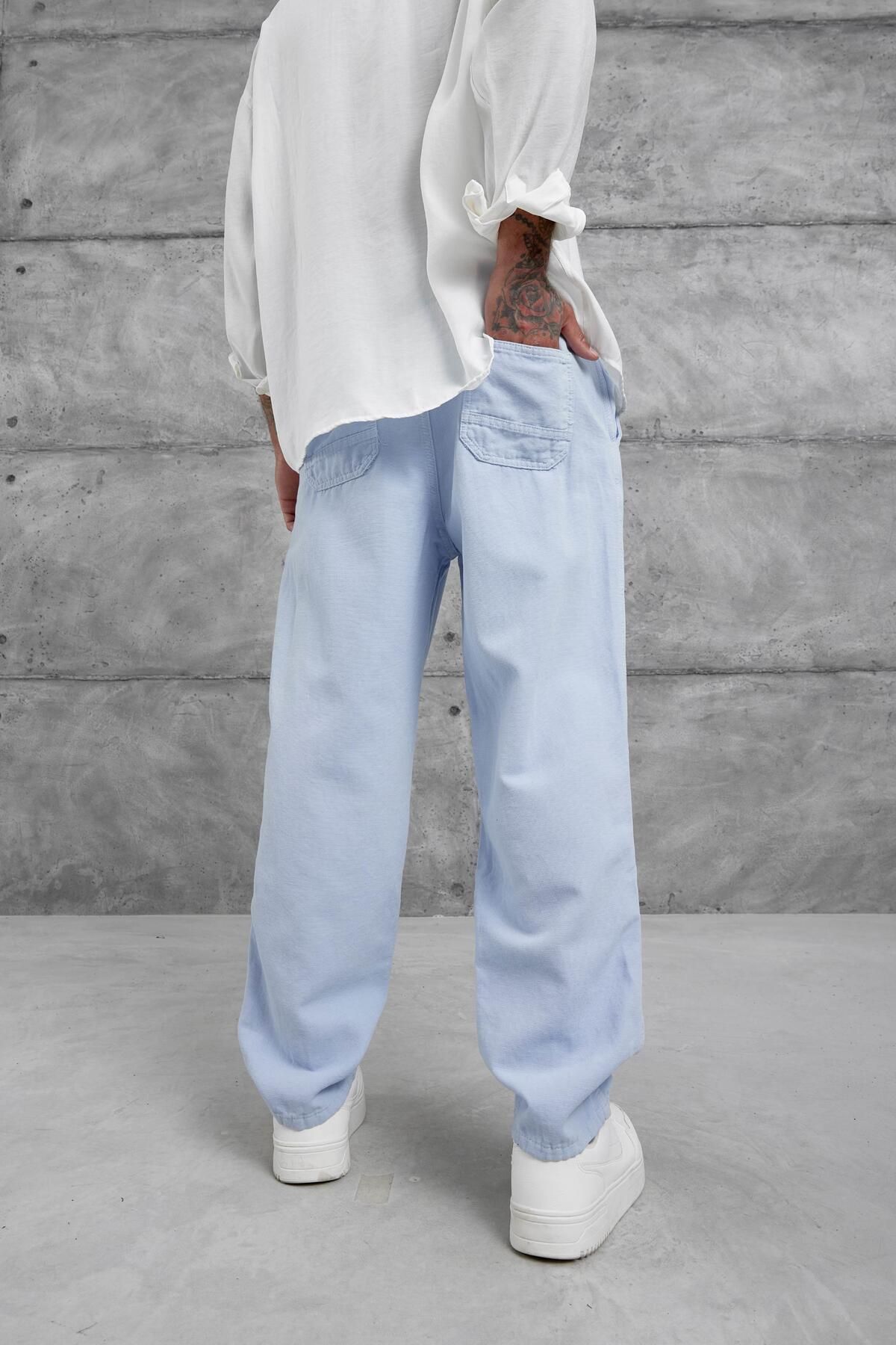 NOMARC-Pantaloni albaștri Yp Pan25010 5