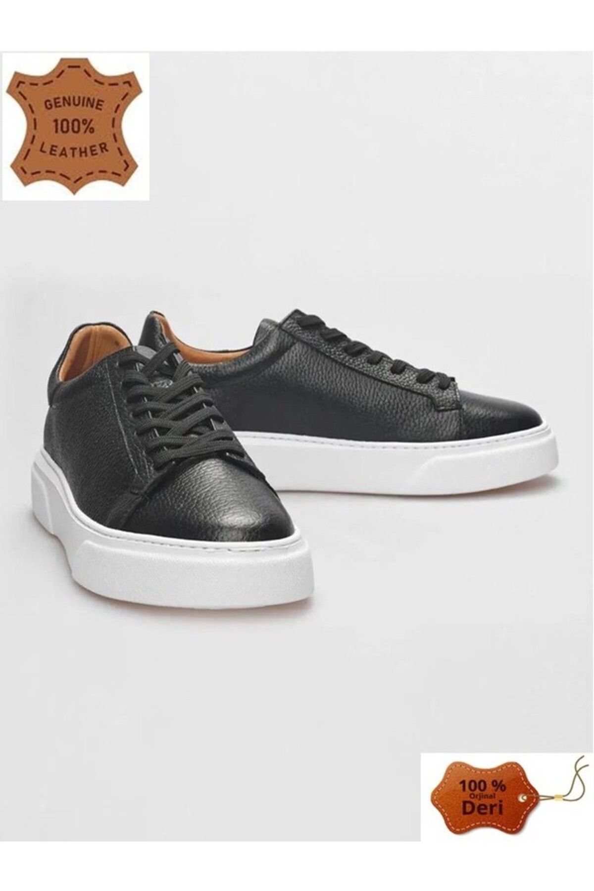 کفش های گاه به گاه کتانی تامی چرم اصل Makras Oregon Shoes
