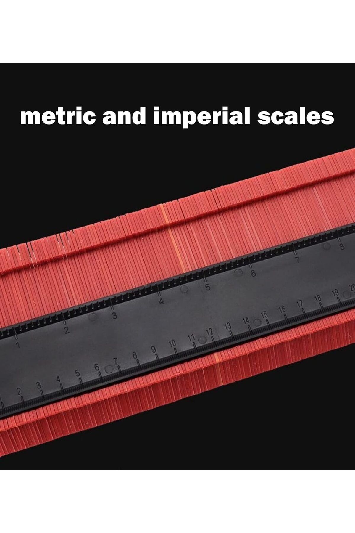 Generic-Ceramic Tile Dimension Ruler for Tight Spaces - with Lock - 6 Inch 5