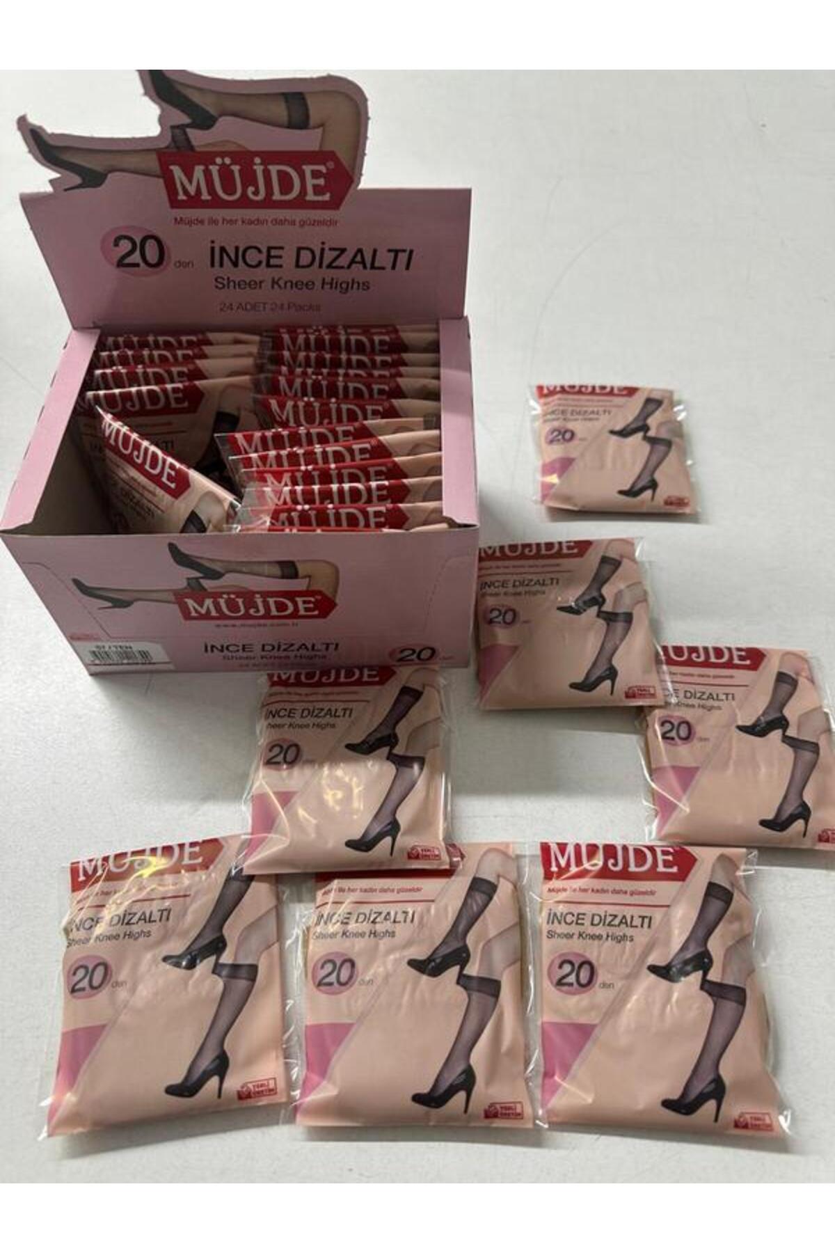 Müjde-20 Denier Thin Knee High Socks 3