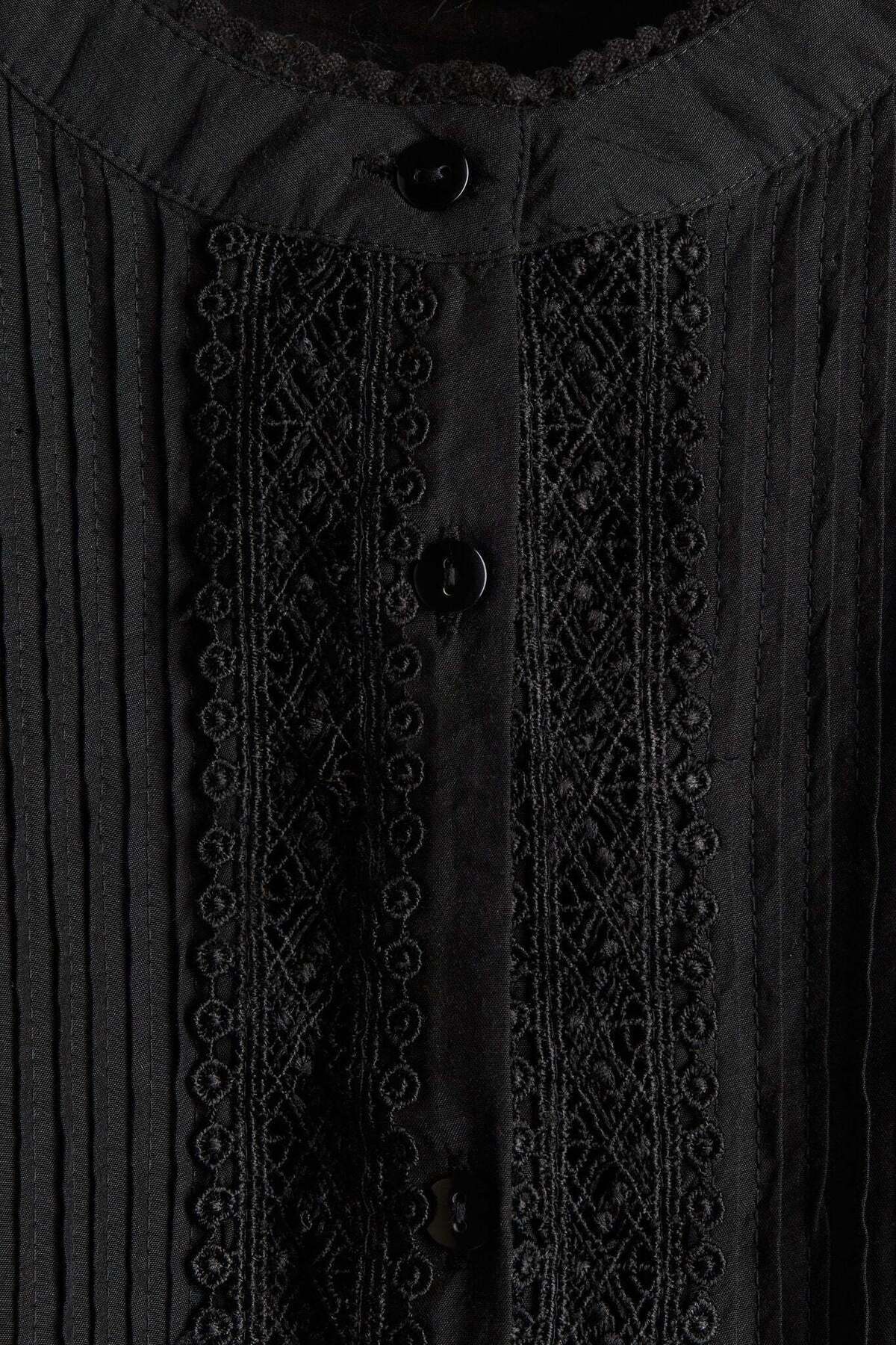 H&M-Pintucked Blouse 5