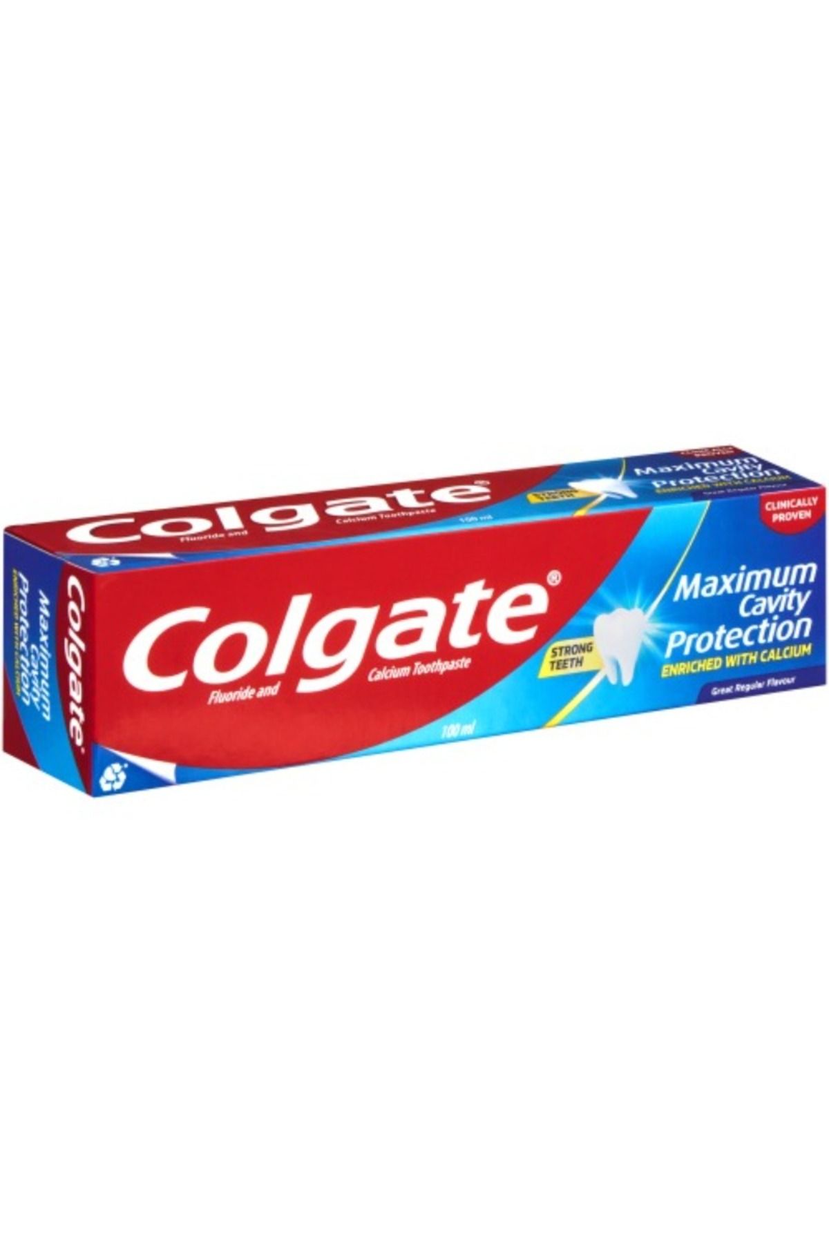 Colgate-معجون أسنان بنكهة عادية لحماية قصوى من التسوس 100 مل × 3 6