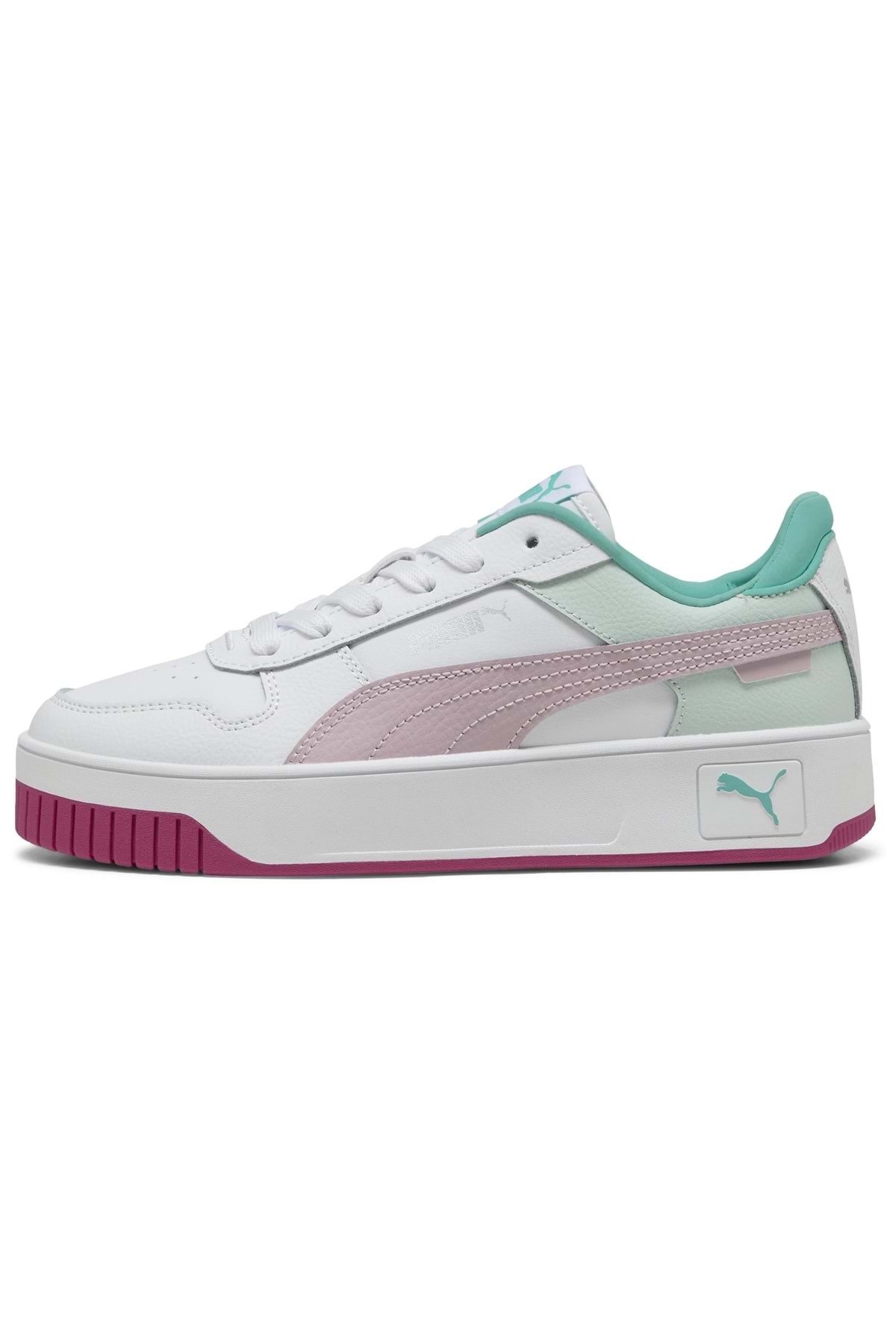 Puma 393846 Carina Street Jr Sneaker Unisex Spor Ayakkabı BEYAZ-PEMBE