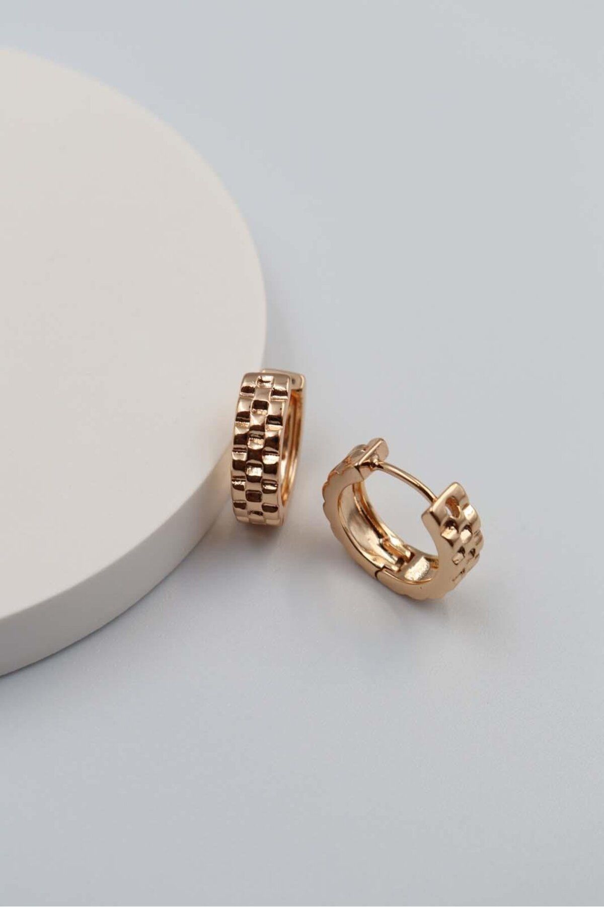 BY CANSU ACCESSORİES Maggiore Gold Küpe