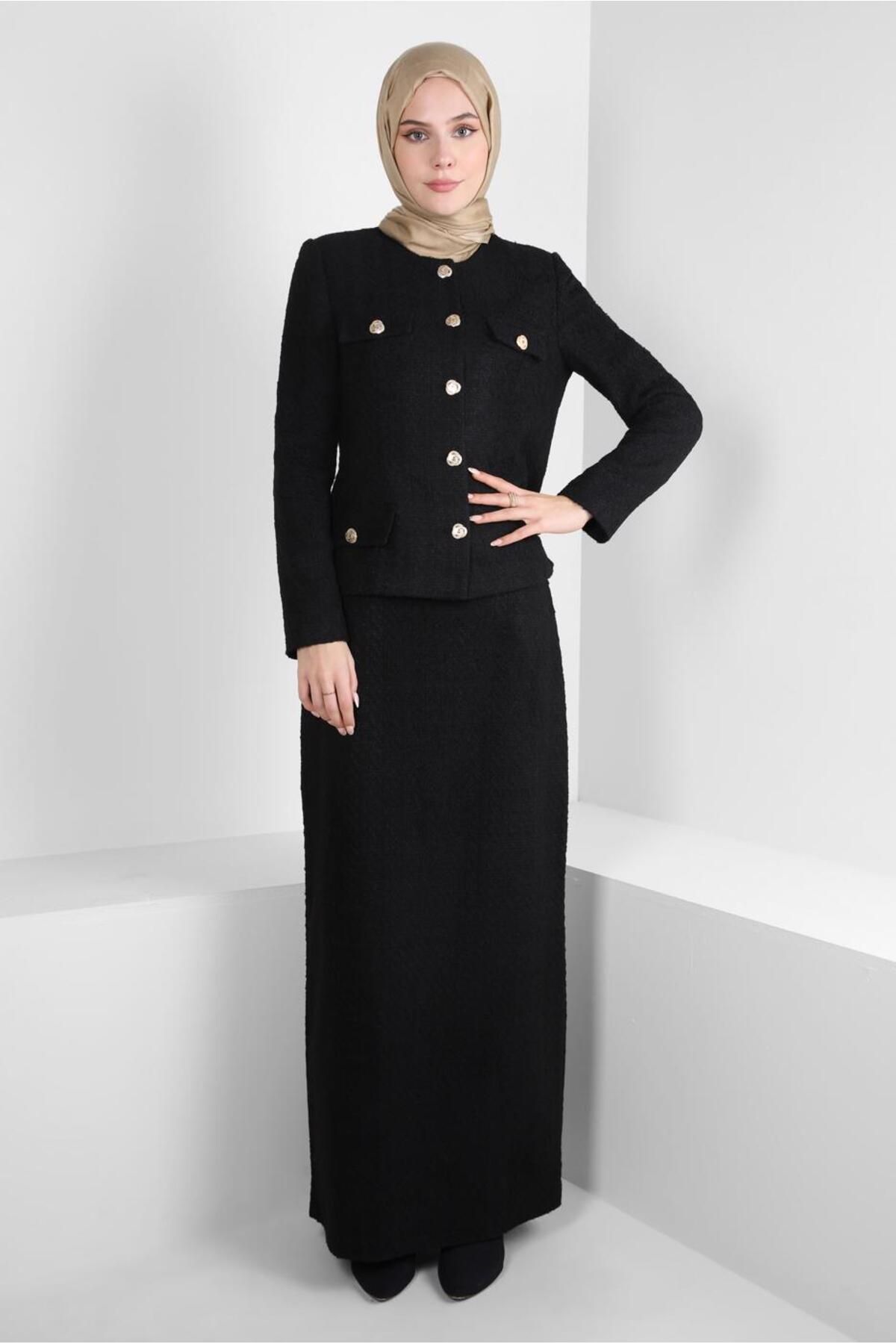 کت و شلوار TWEED دامن 30408 Alvina
