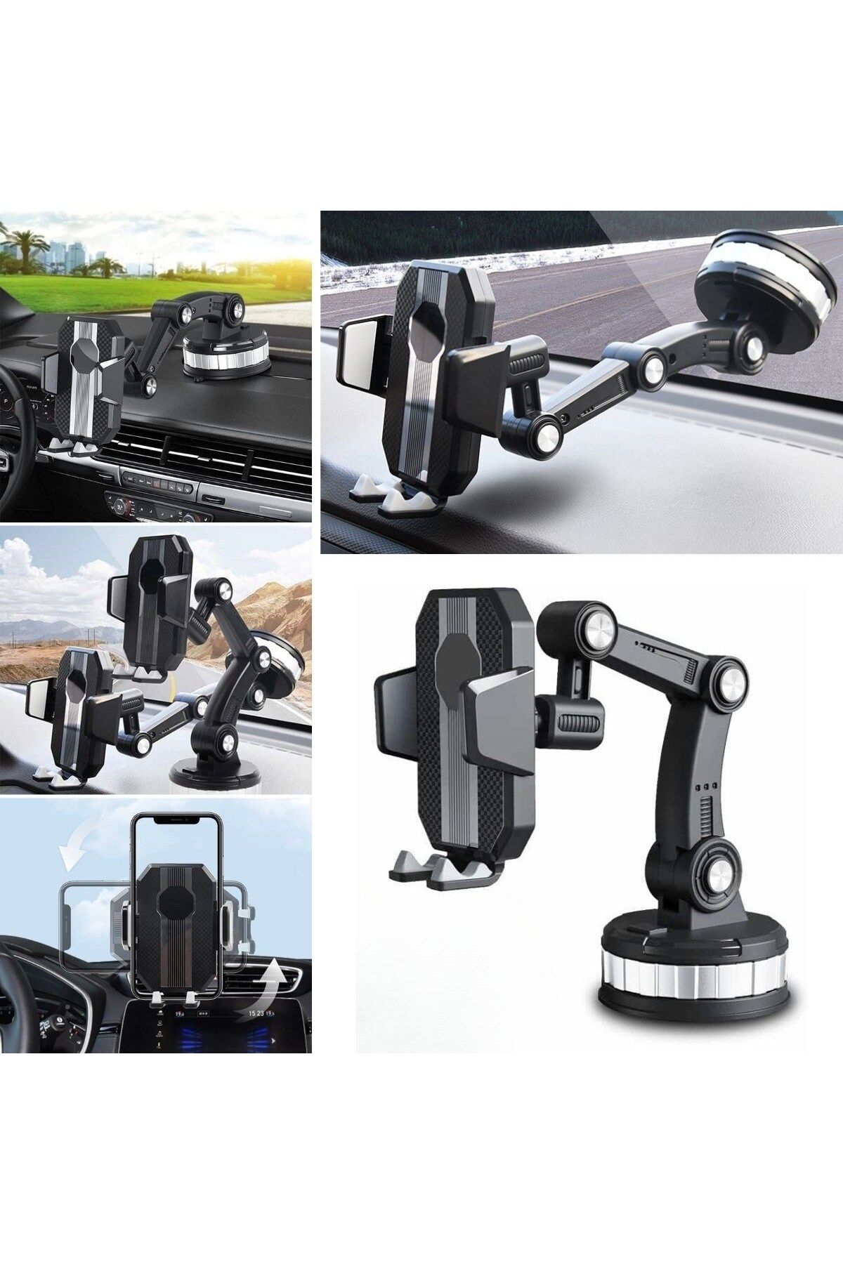 Narnuga Jel Vantuzlu Cama Takılabilen Güçlü 360 Derece Dönebilen Ayarlanabilir Araç I? - MCT7682-1202