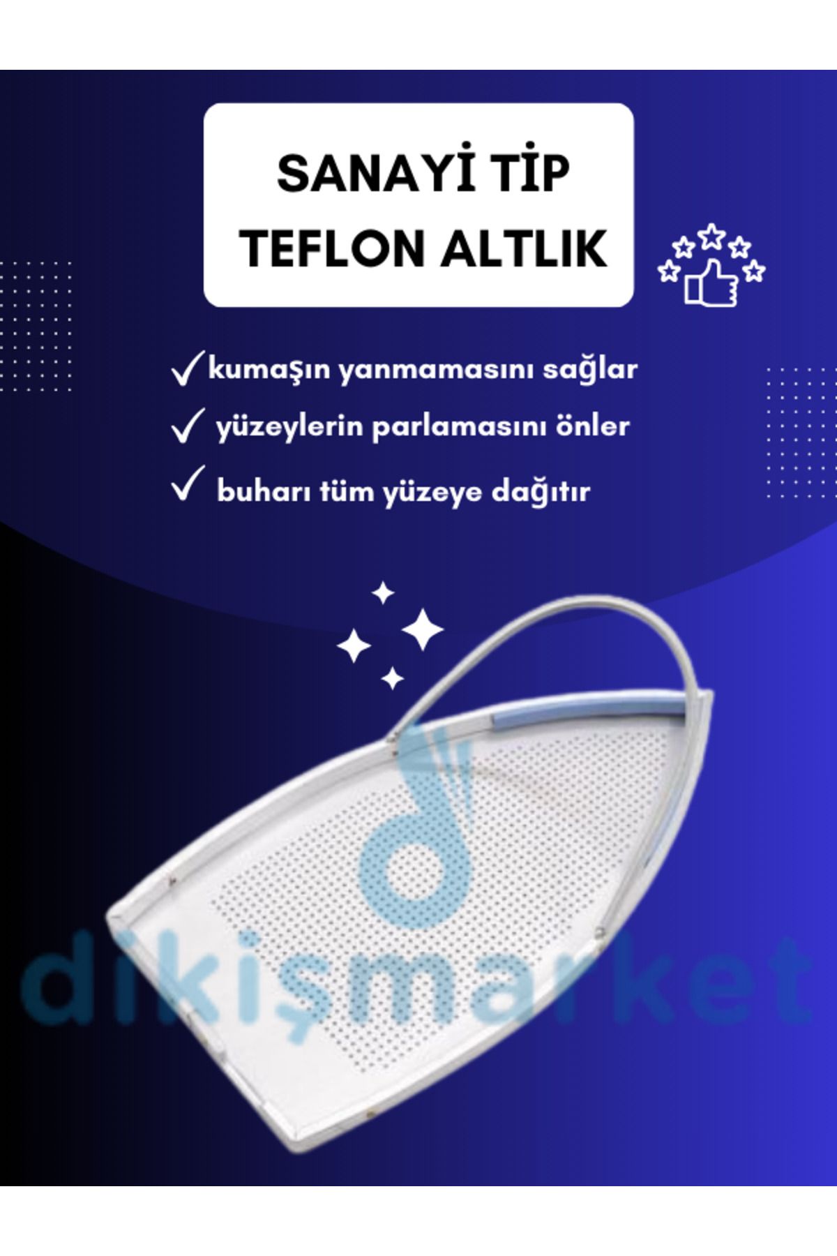 Sanayi Tipi Ütü Alüminyum Teflon Stb-200