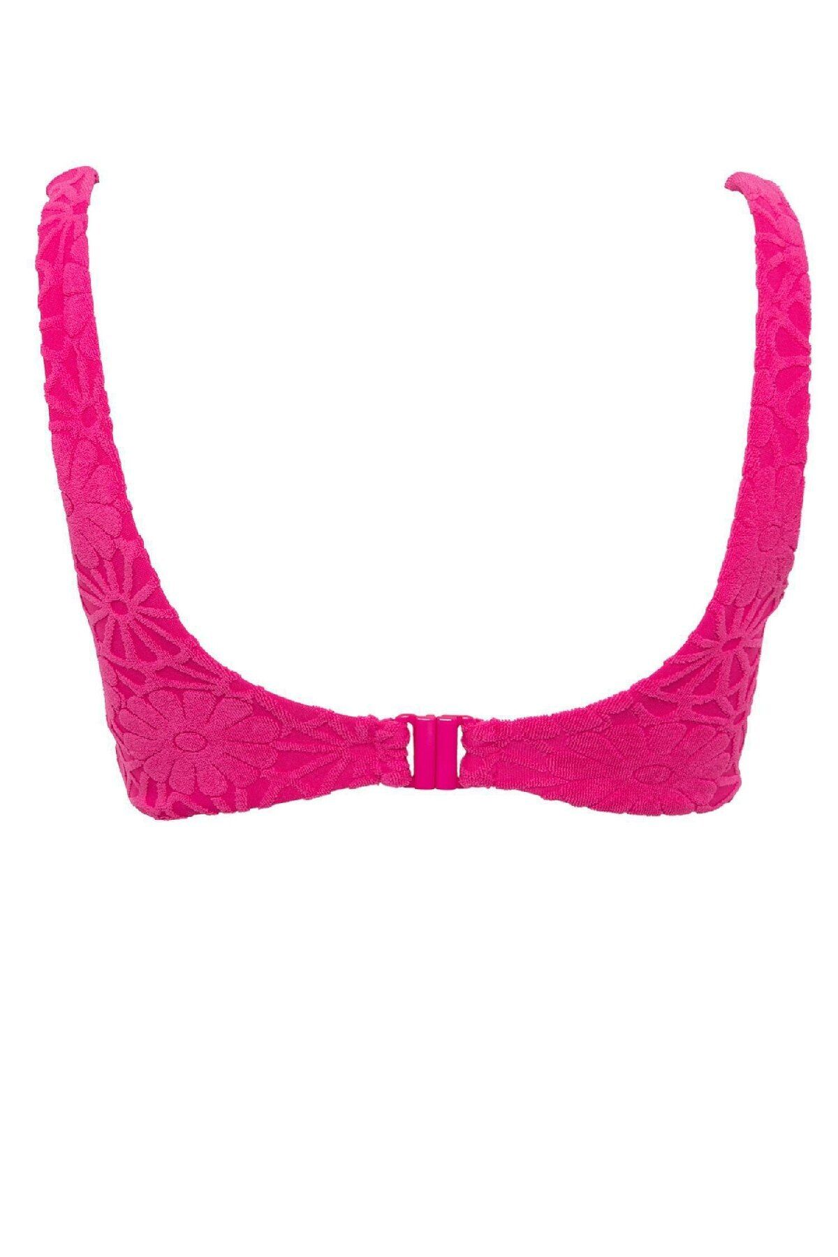DeFacto-Góra od bikini z żakardu w kwiaty o regularnym kroju – Fall in Love B6901AX24SM 2