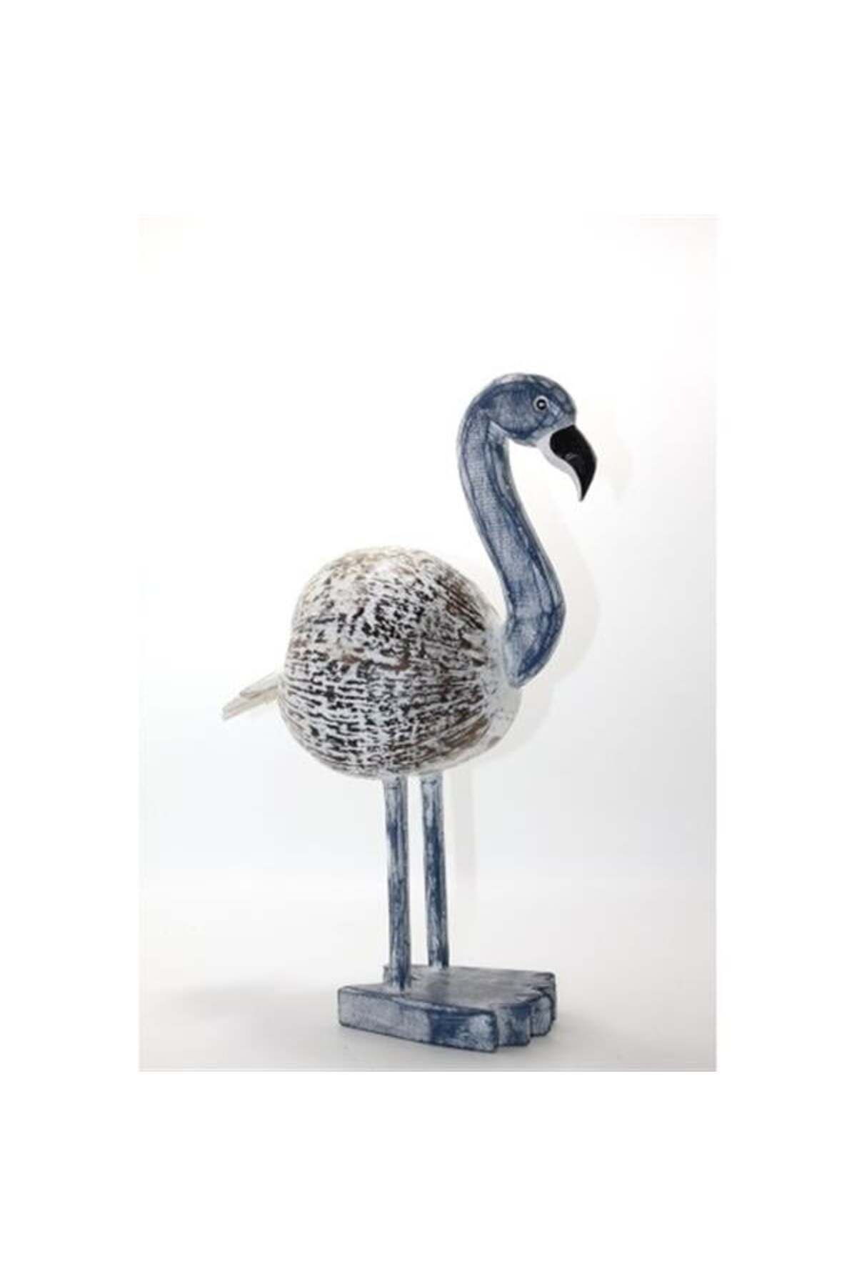 feifei Ahşap Flamingo Figürü