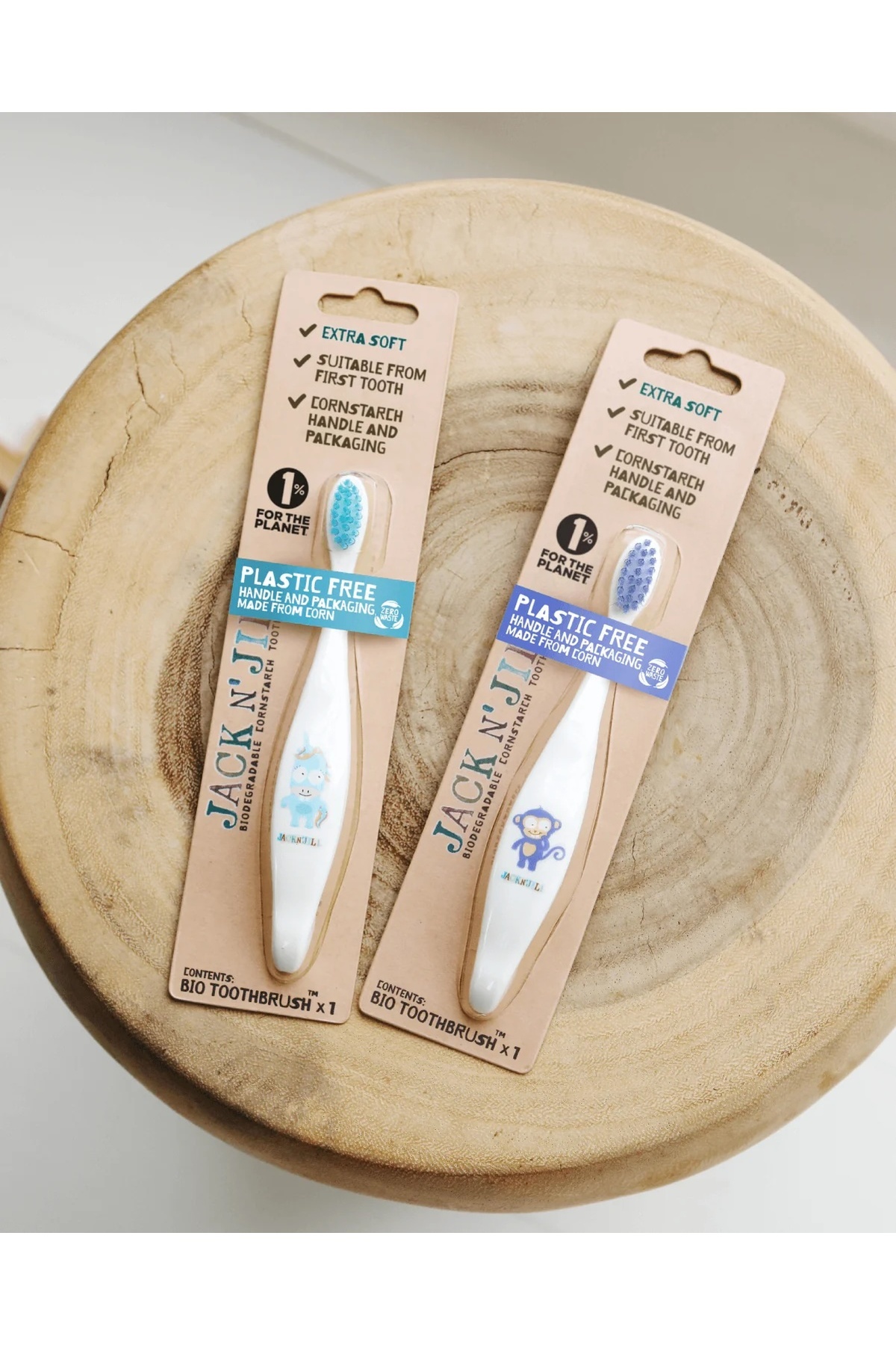 Jack N'Jill Jack N Jill Doğal Diş Fırçası - Monkey fotoğrafı 3 (önizleme)