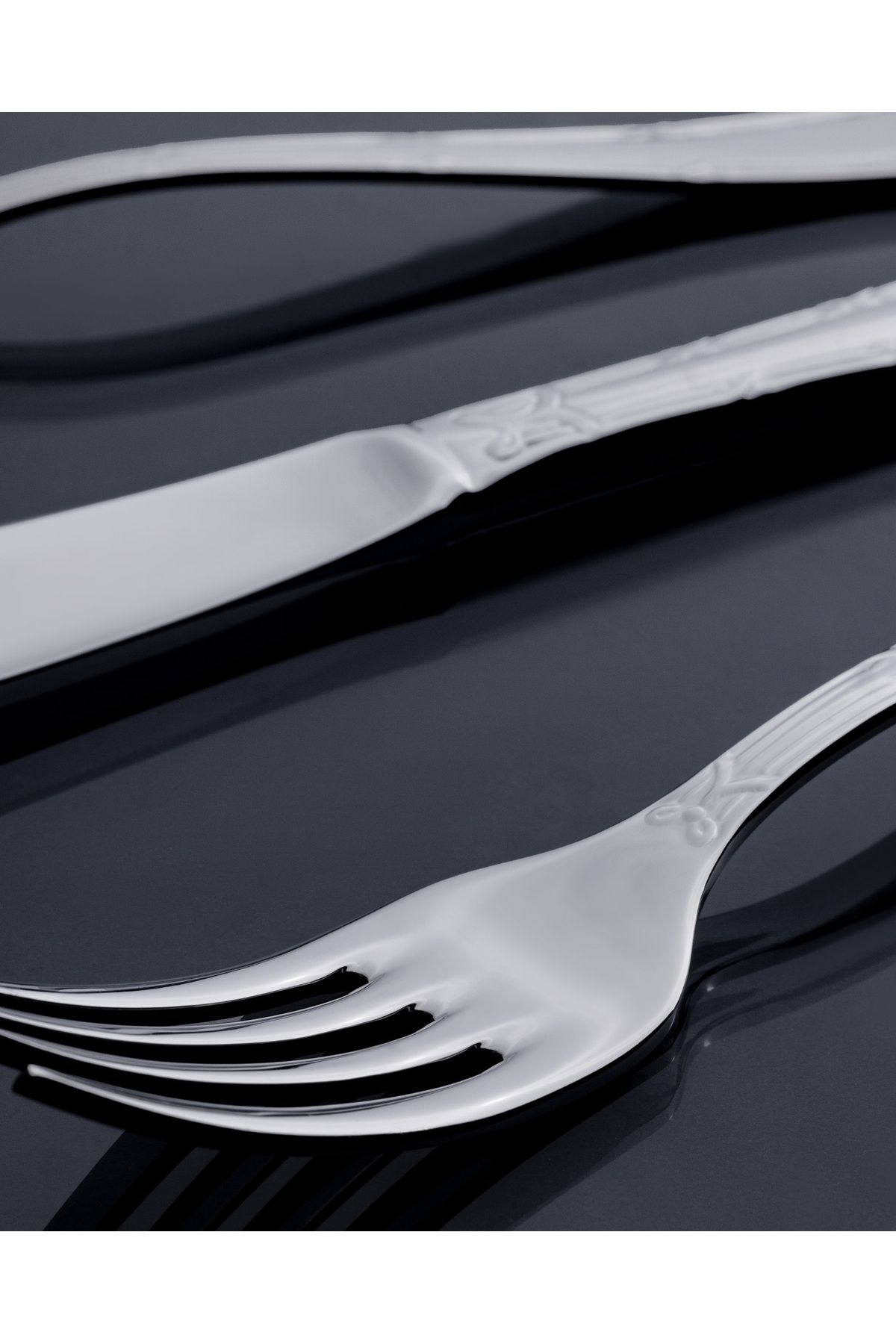 Madame Coco-Likya 42 Piece Fork Knife Spoon Set - Silver 3