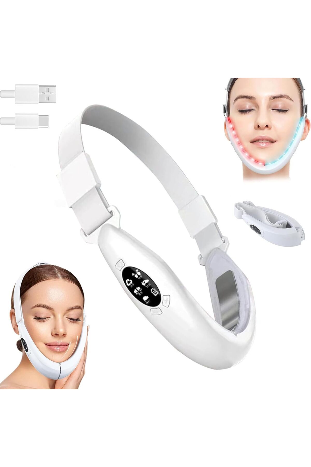 COOYA-Electric Skin Tightening Beauty Instrument,Portable V Line Shaping,5 Modes,8 Levels,For Facial 1