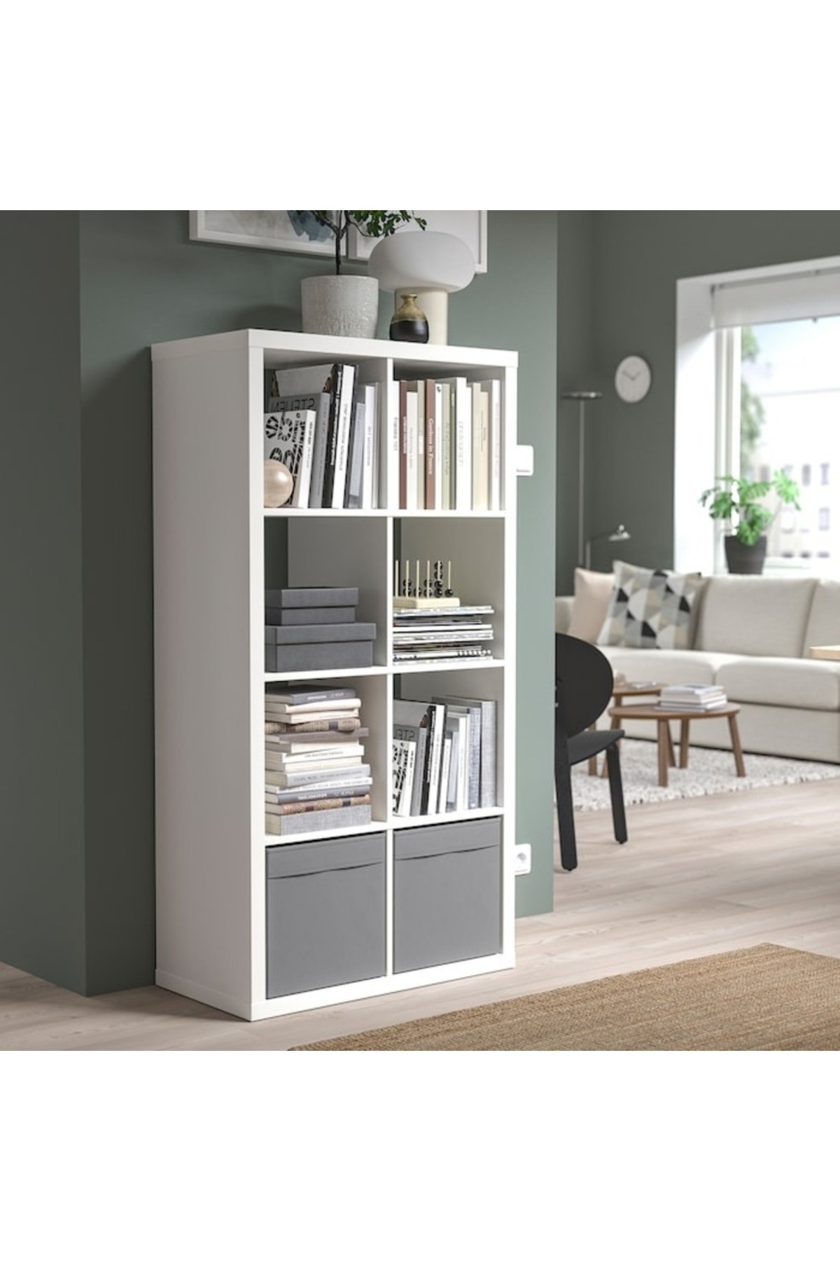 IKEA-IKEA DRÖNA Storage Box – 33x38x33 cm, Dark Grey, Collapsible Fabric Organizer, 3