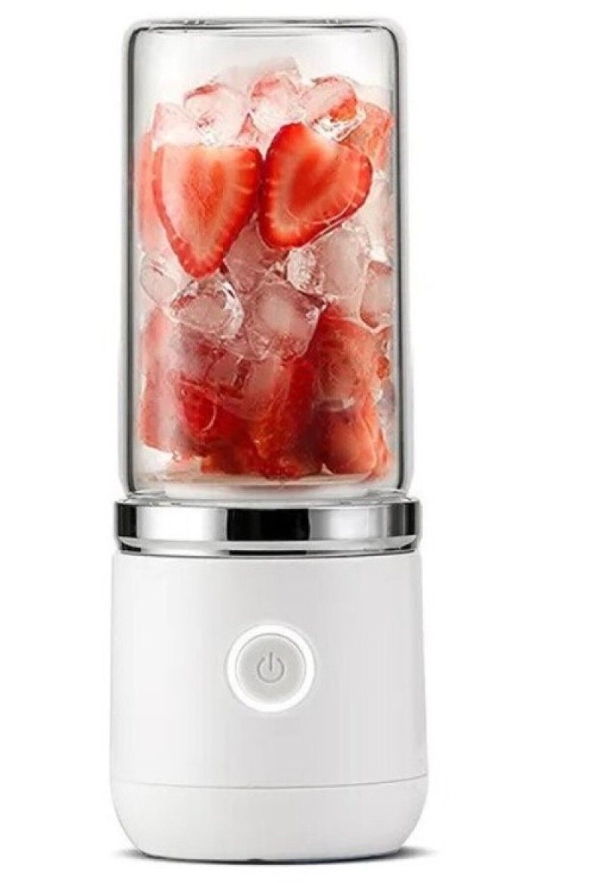 STARCREST Mini Blender Portabil Starcrest , Auto-curatare, 380ml, 4 Lame 3d, Putere 18.000 Rpm, Alb - One Size