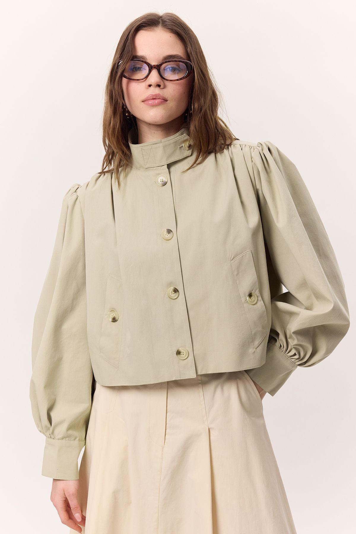 Manuka-Green Soft Handle Easy Balloon Jacket 3