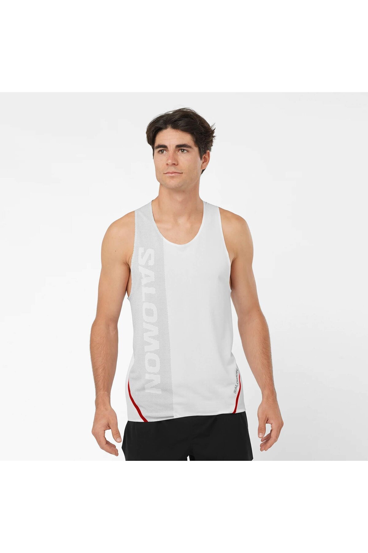 سالومون تاپ ورزشی مردانه S/LAB SPEED مدل دویدن سفید LC2182100