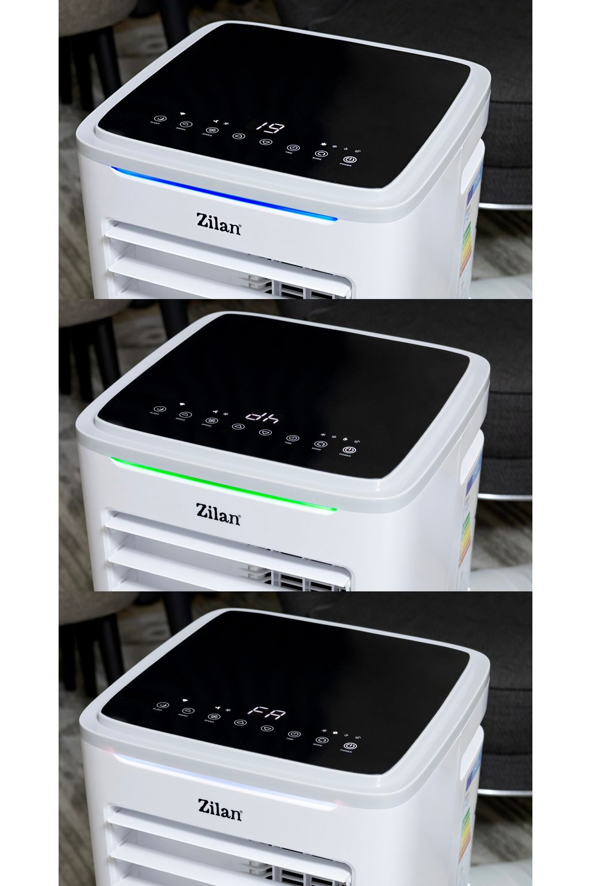 Zilan-Aer conditionat mobil Zilan ZLN1047 3 in 1, 9000Btu/h, Timer, Display LED, temperatura 7-35 grad C 10