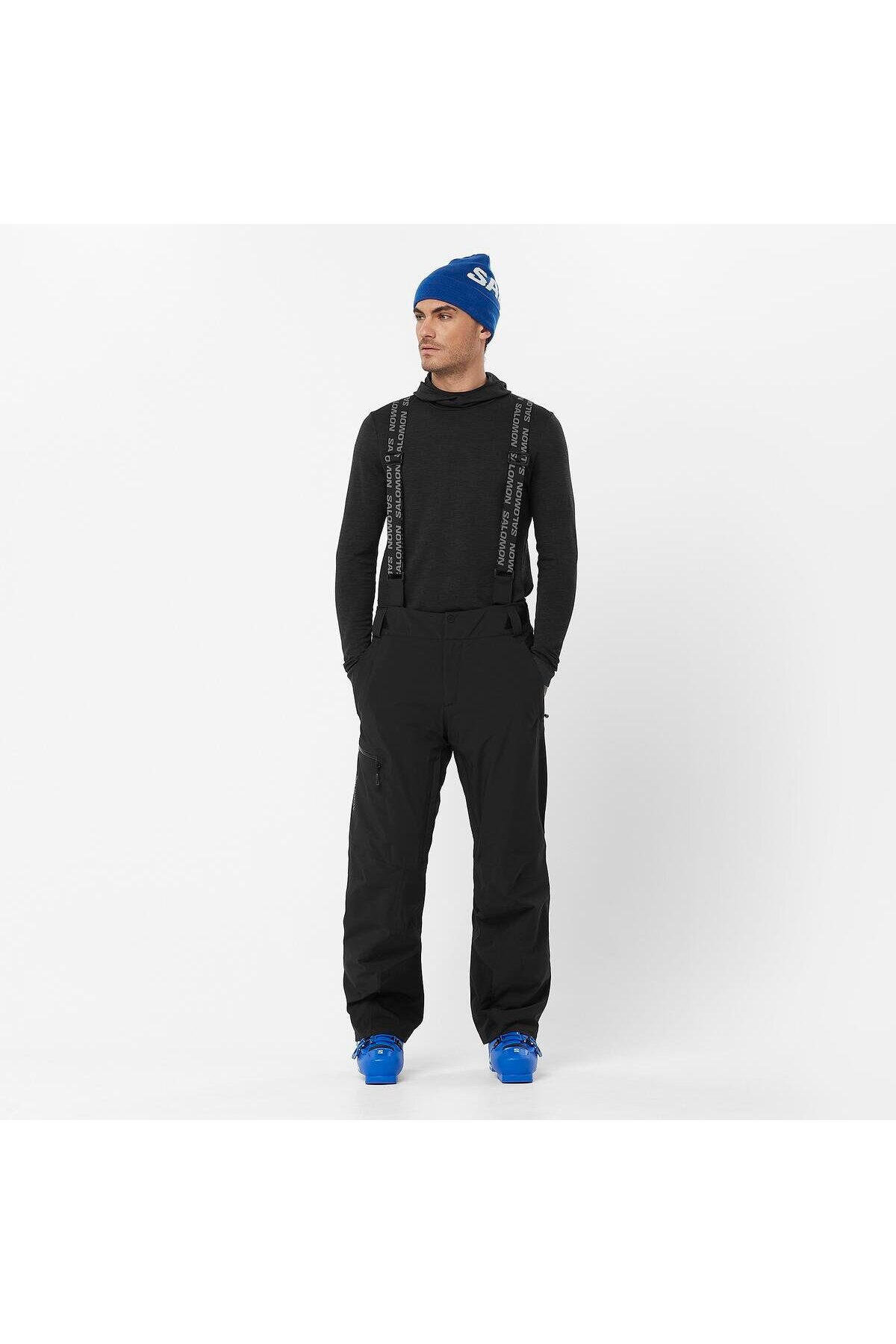 شلوار اسکی مردانه مشکی Brilliant Pant LC2333100 سالومون شلوار اسکی و اسنوبورد Salomon