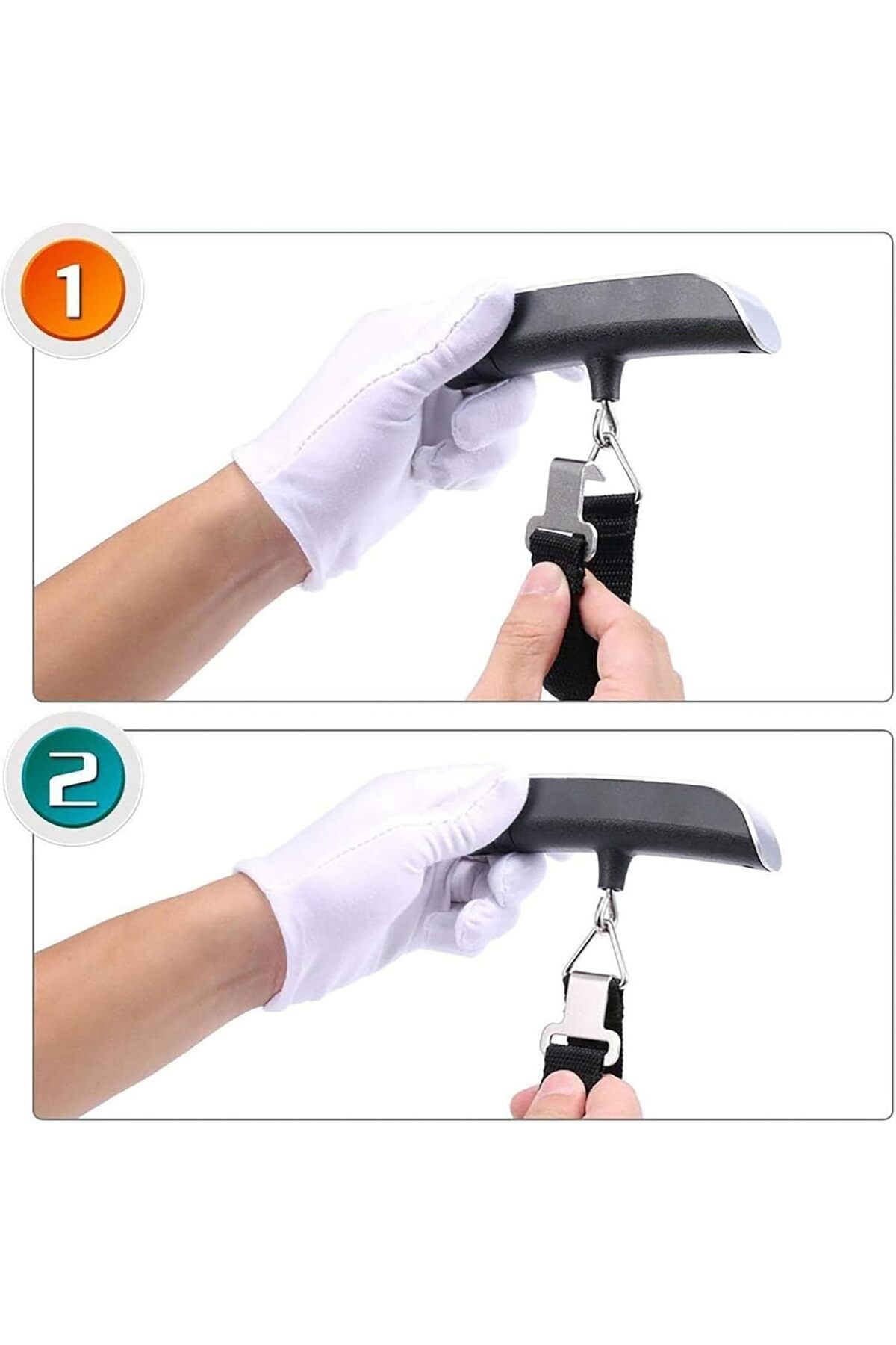 Generic-Digital Hanging Luggage Scale - Portable Handheld Travel Scale with LCD Display and 50kg/110lb Capacity 5
