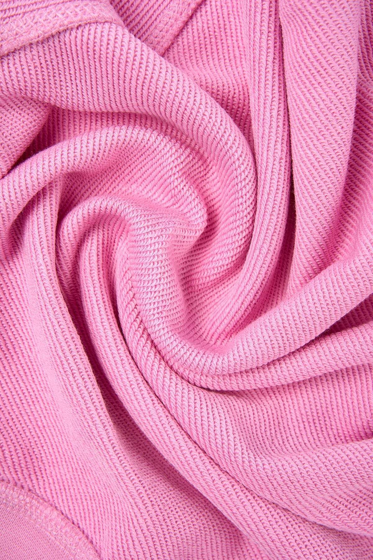 Socrates Dergi-Hanorac crop din lână moale Pink Queen 2