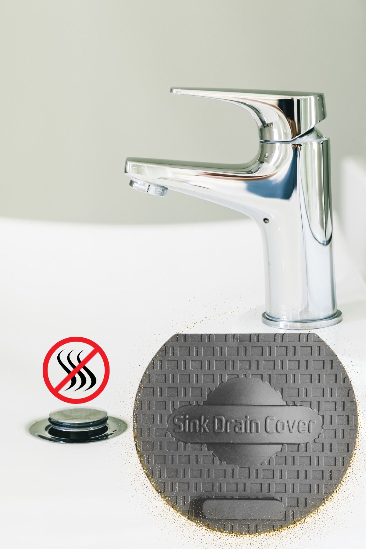 omilife Lavabo Kötü Koku Giderici Önleyici Silikon Mat Sızdırmaz Lavabo Tıkacı Lavabo Tıpası Evye Kapağı GRİ