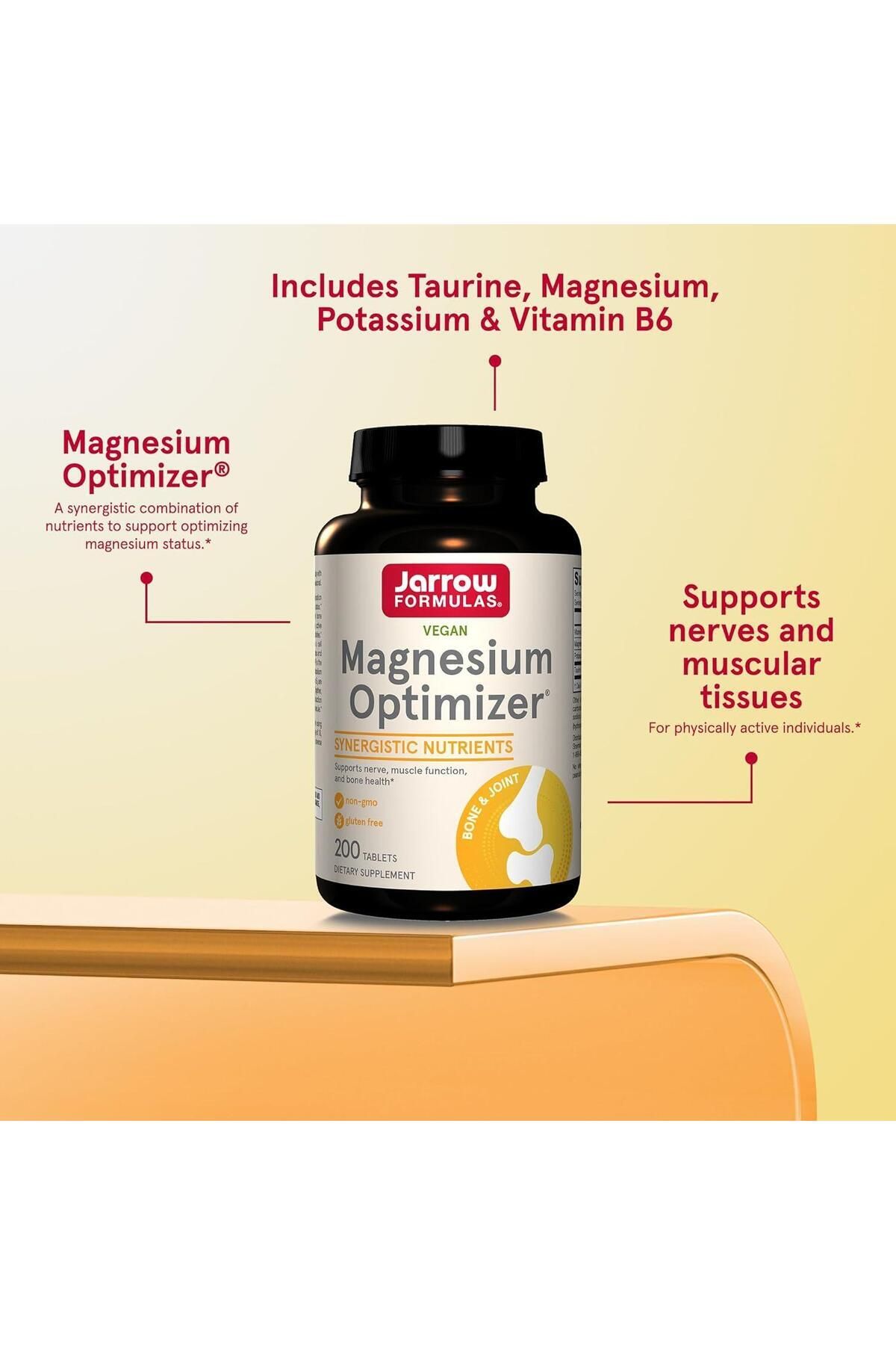 Jarrow Formulas-Magnesium Optimizer - Malate, Taurine, Potassium, Citrate and Vitamin B6 2