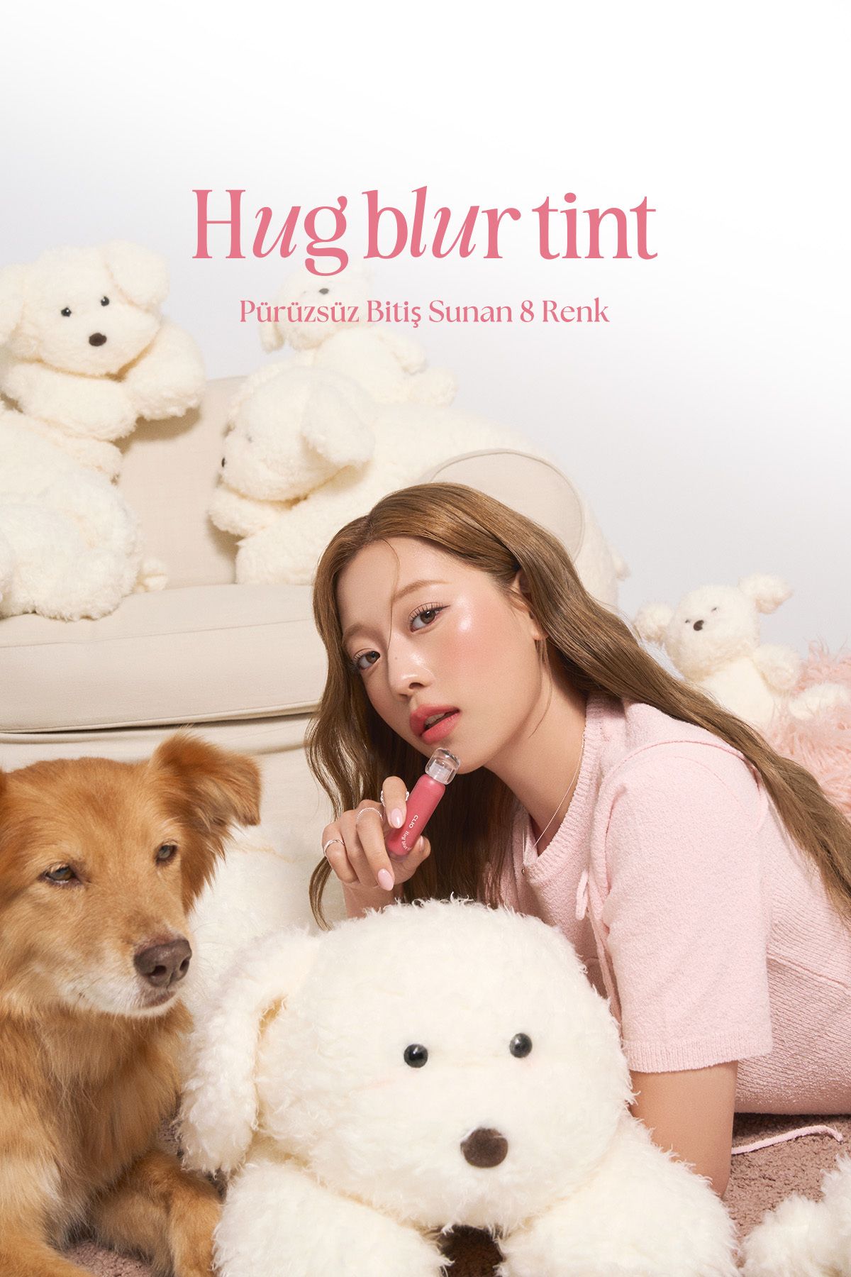 CLIO-Lightweight & Foam Texture Smooth Look Tint Clio Hug Blur (002 Coral Pairing) 8