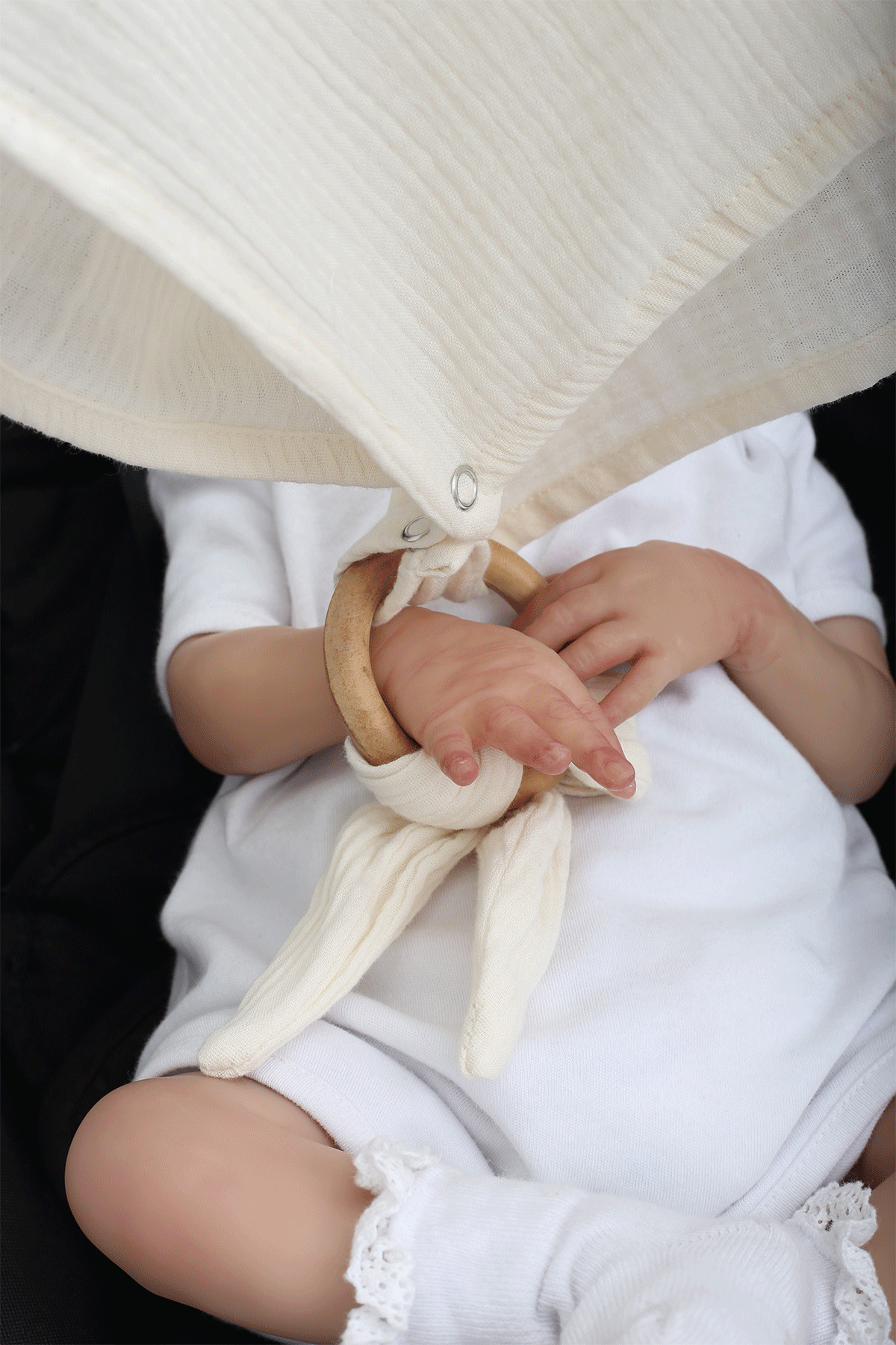 LUCKKA Çok Amaçlı Müslin Oyuncak , Diş Kaşıyıcı , Puset Oyuncağı , Emzik Tutacağı , Fular - Ztcrınk fotoğrafı 3 (önizleme)