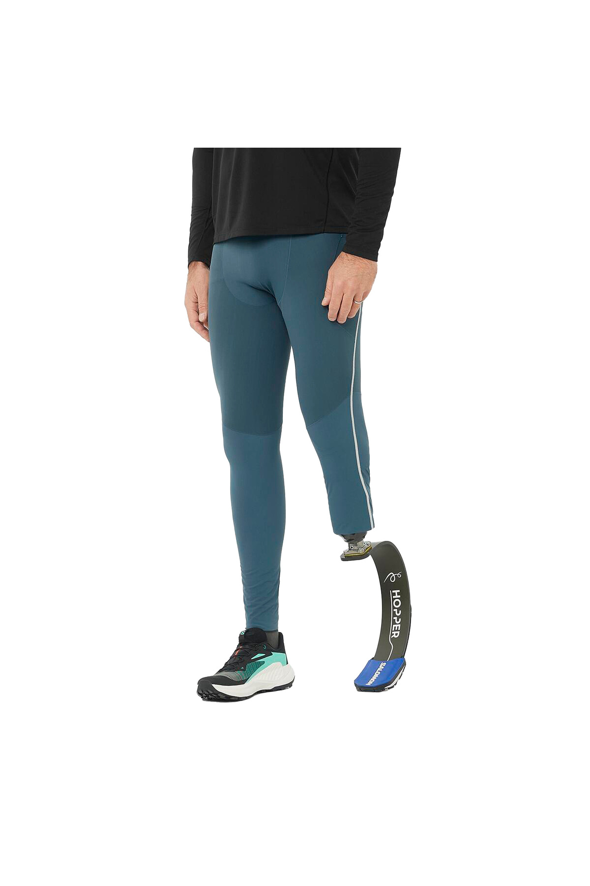 لگینگ مردانه SENSE STOW مدل Midnight Navy LC2301400 سالومون ساپورت اسپرت Salomon
