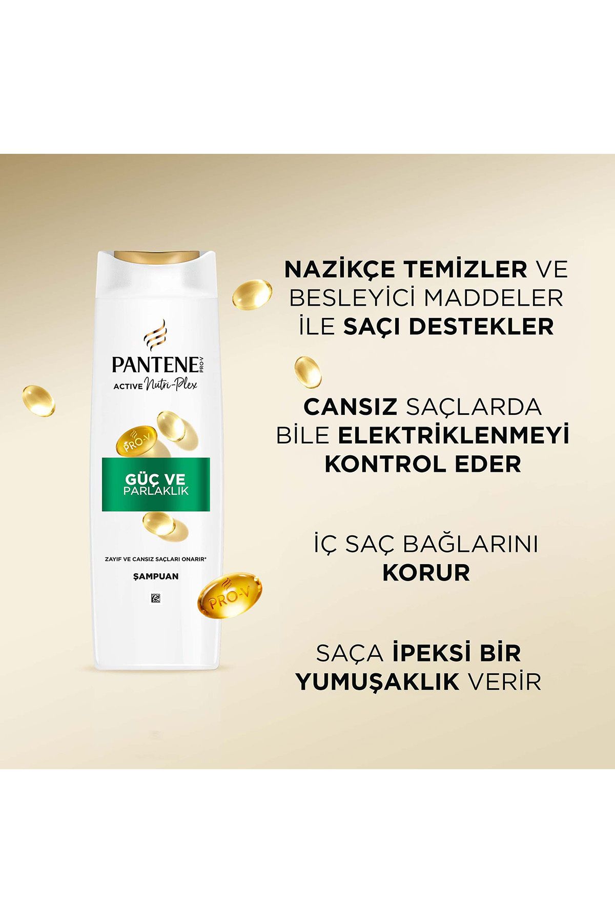 Pantene-Strength and Shine Shampoo 325ml X3 Pieces 5