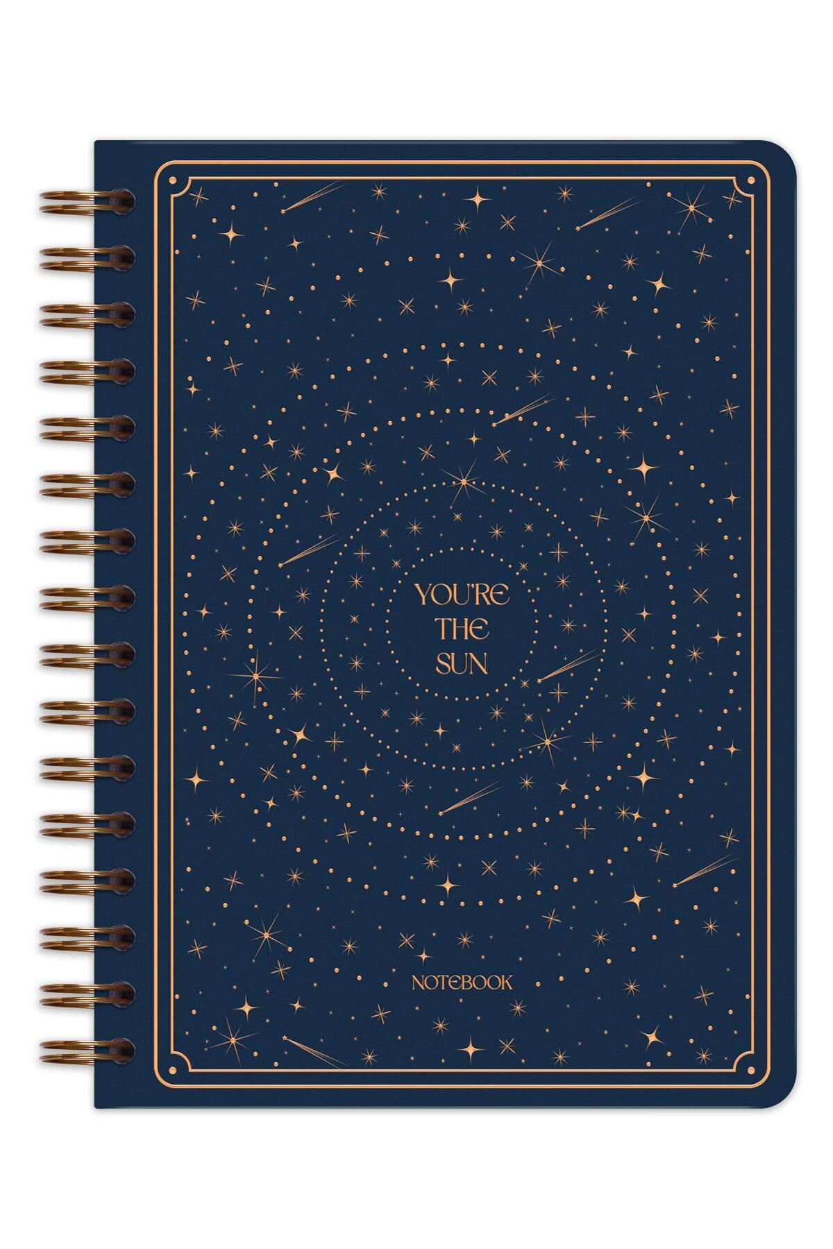 Matt Notebook-Bullet Journal Edition A5 15X21 cm Spiral Dotted Undated Notepad Stars 5