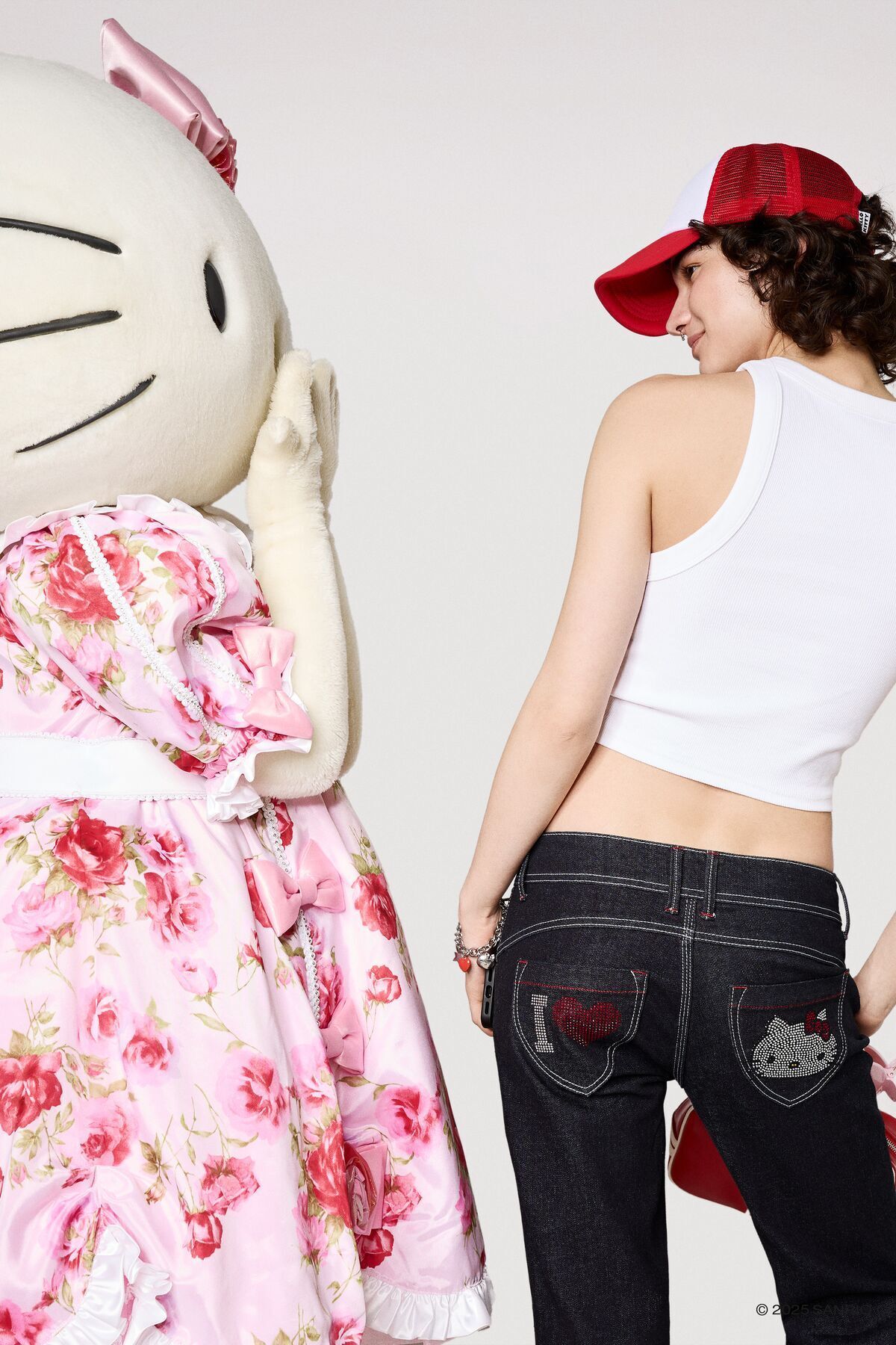 Bershka-Hello Kitty bootcut jeans 5