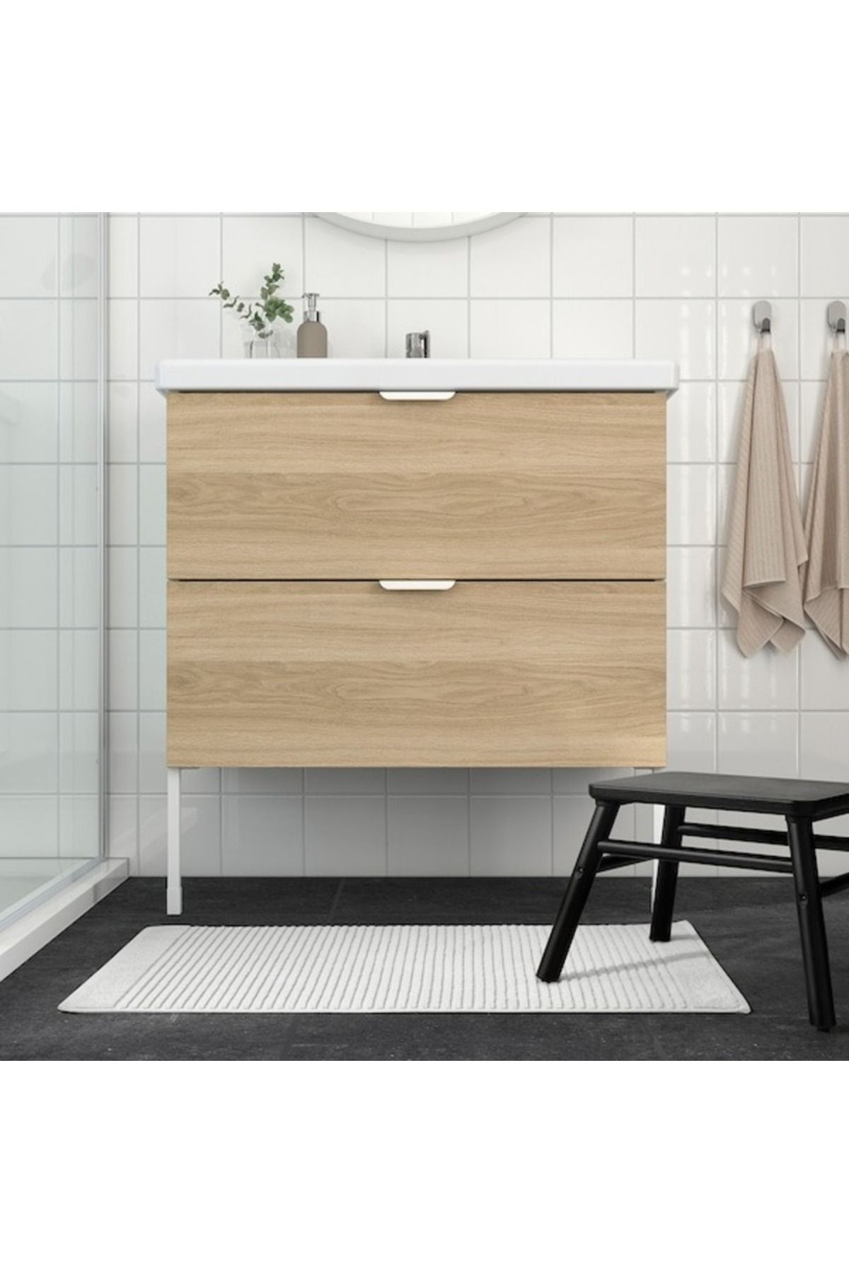 IKEA-White Toftbo Pool Mat 3