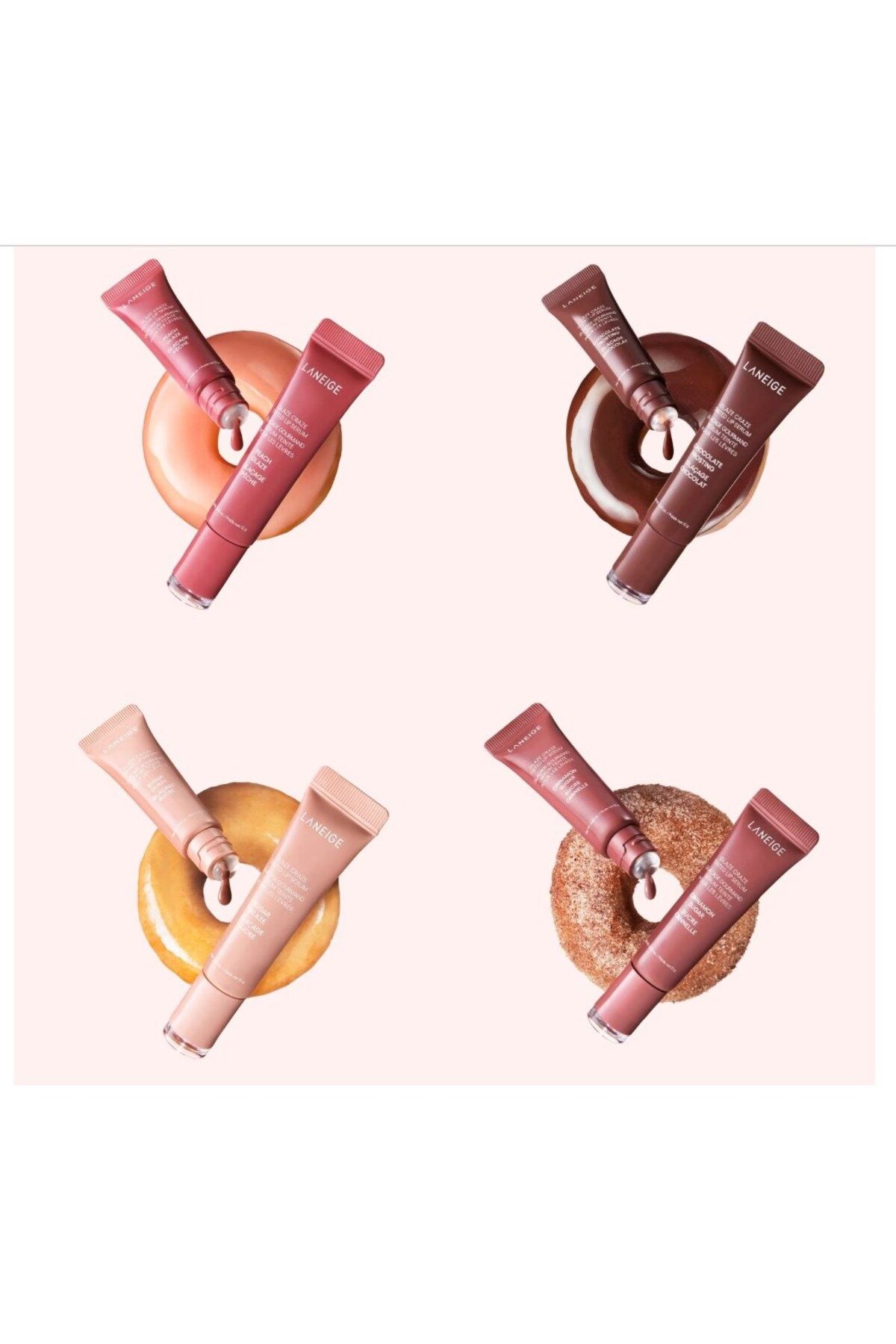 براق کننده لب GLAZE CRAZE TINTED سرم رنگ هلو گلاسور Laneige