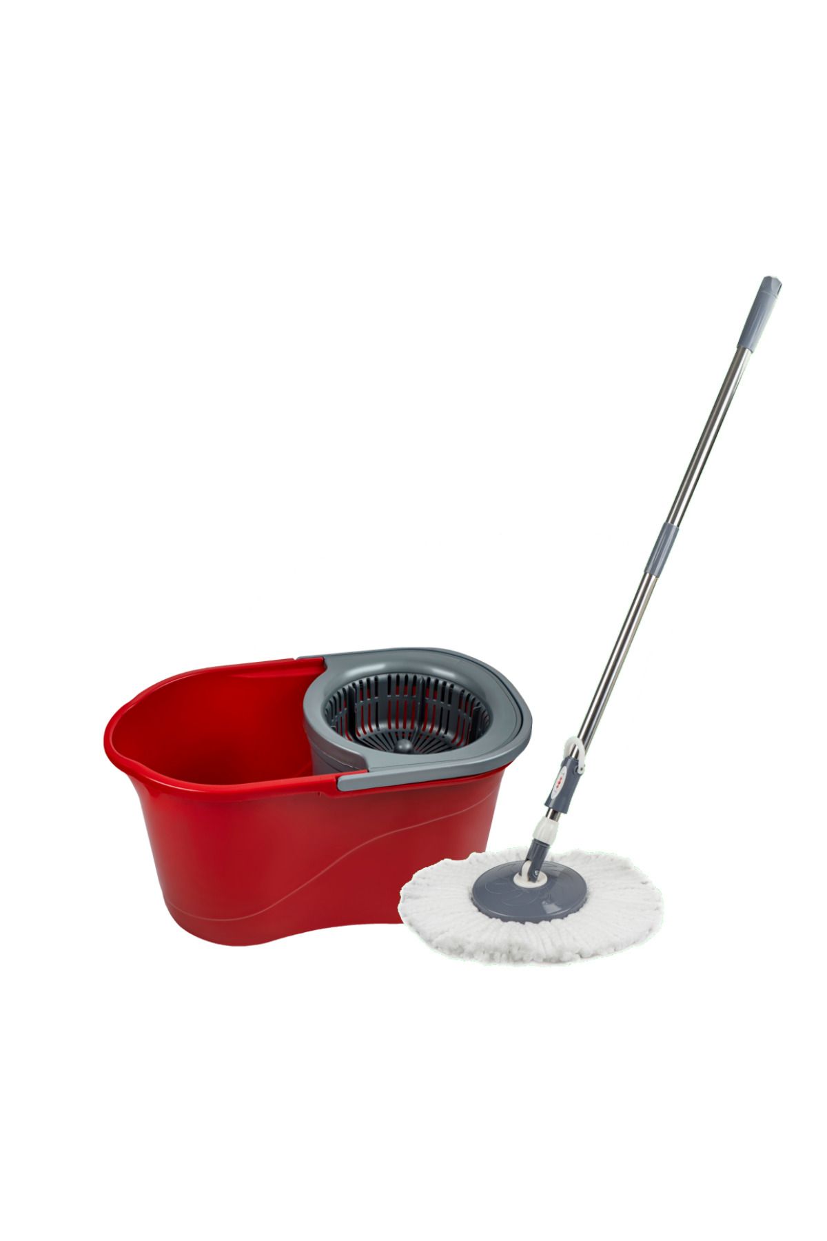 Zilan Galeata Magic Mop Lisa Zln-1389, Mop Rotativ 360 Grade, Capacitate Galeata 17l,rosu - One Size
