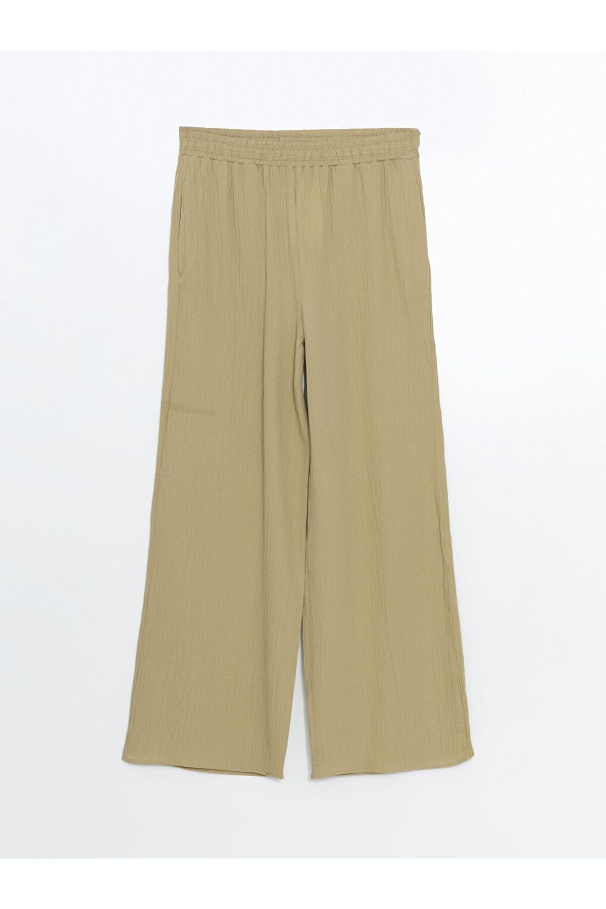 LC Waikiki Yeni Sezon Beli Lastikli Dokulu Kadin Pantolon - S5KR02Z8